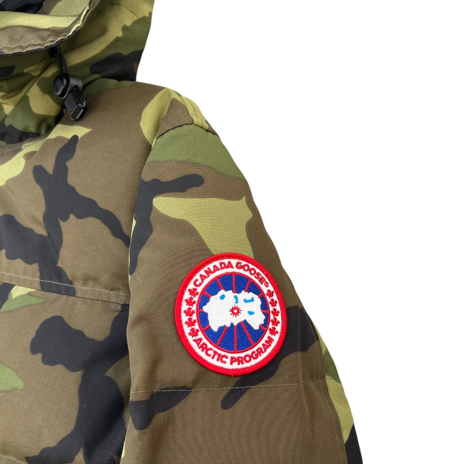 Men's Camo Macmillan Parka Down Jacket Khaki Size XS