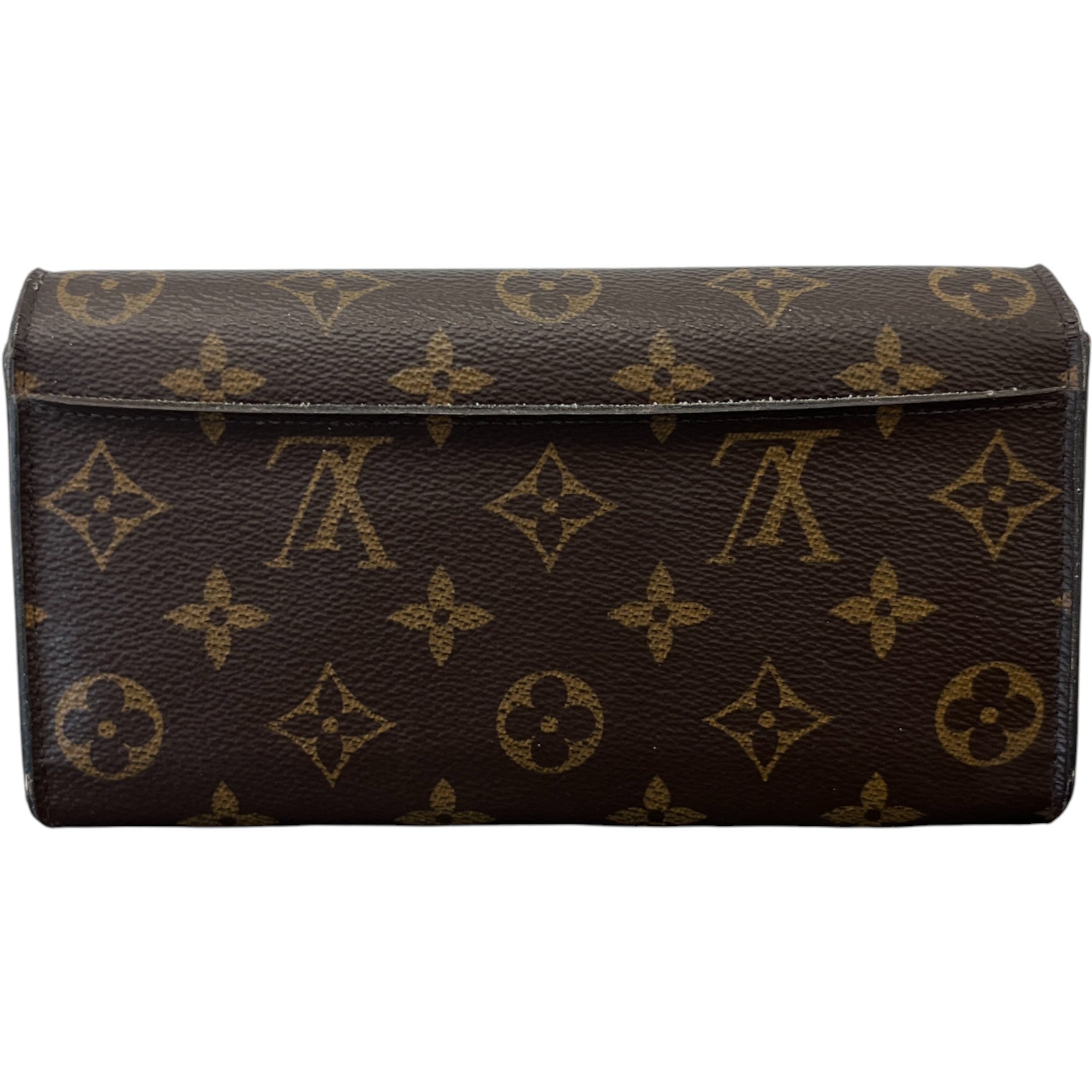 Women's Sarah Monogram Canvas Wallet Brown
