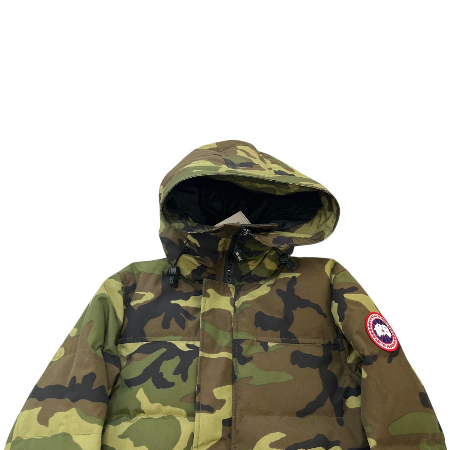 Men's Camo Macmillan Parka Down Jacket Khaki Size XS