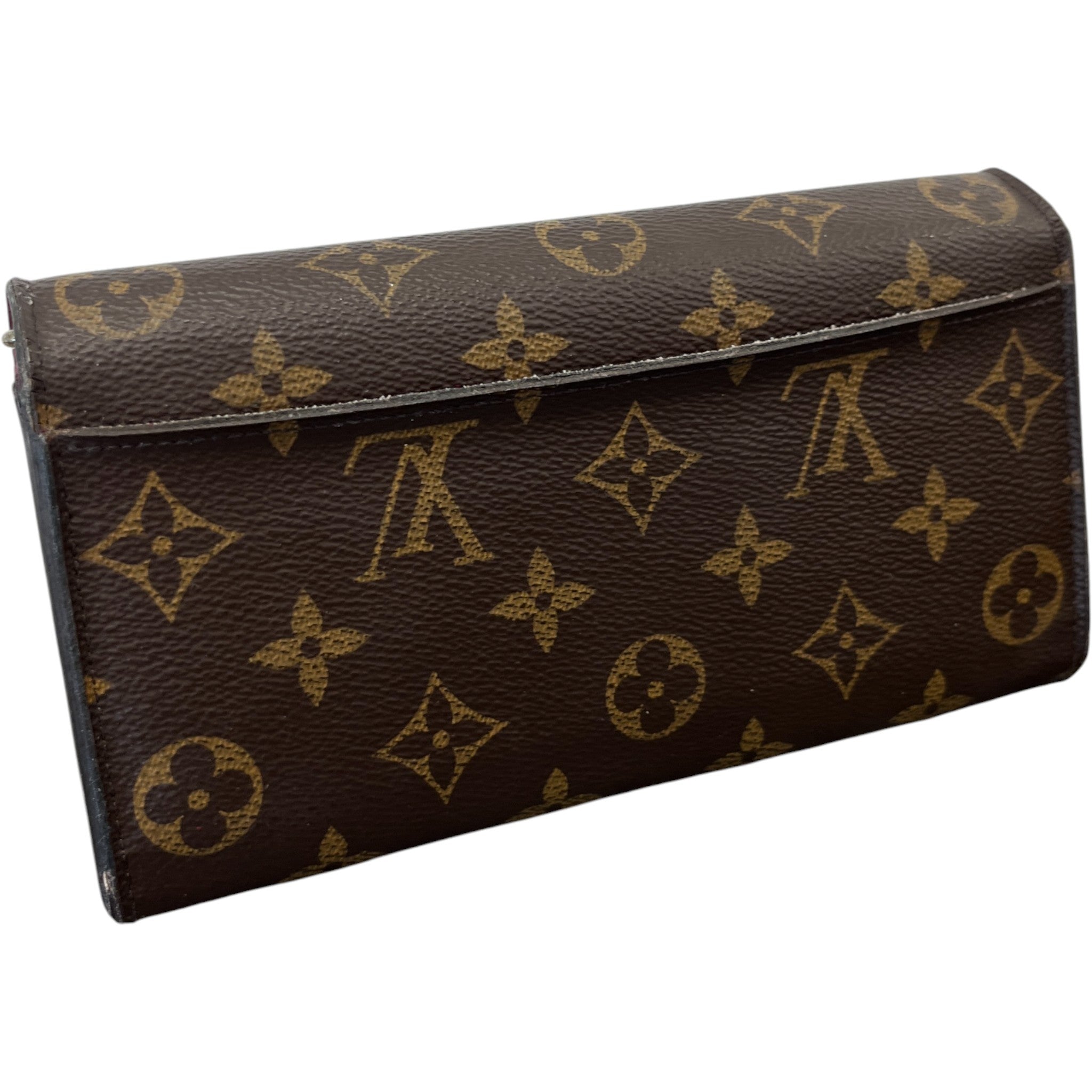 Women's Sarah Monogram Canvas Wallet Brown