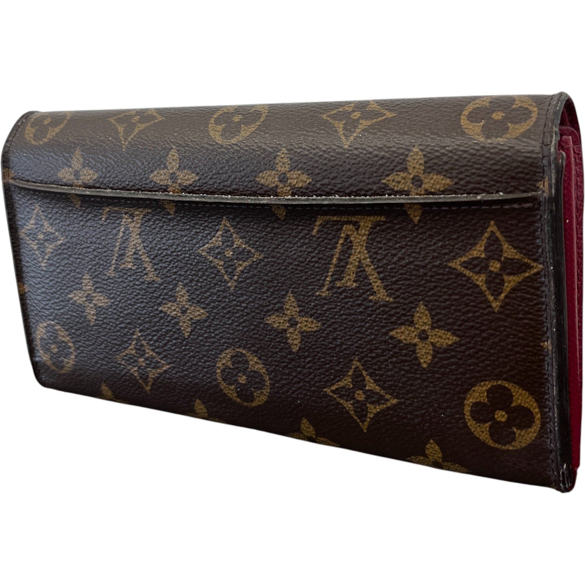 Women's Sarah Monogram Canvas Wallet Brown