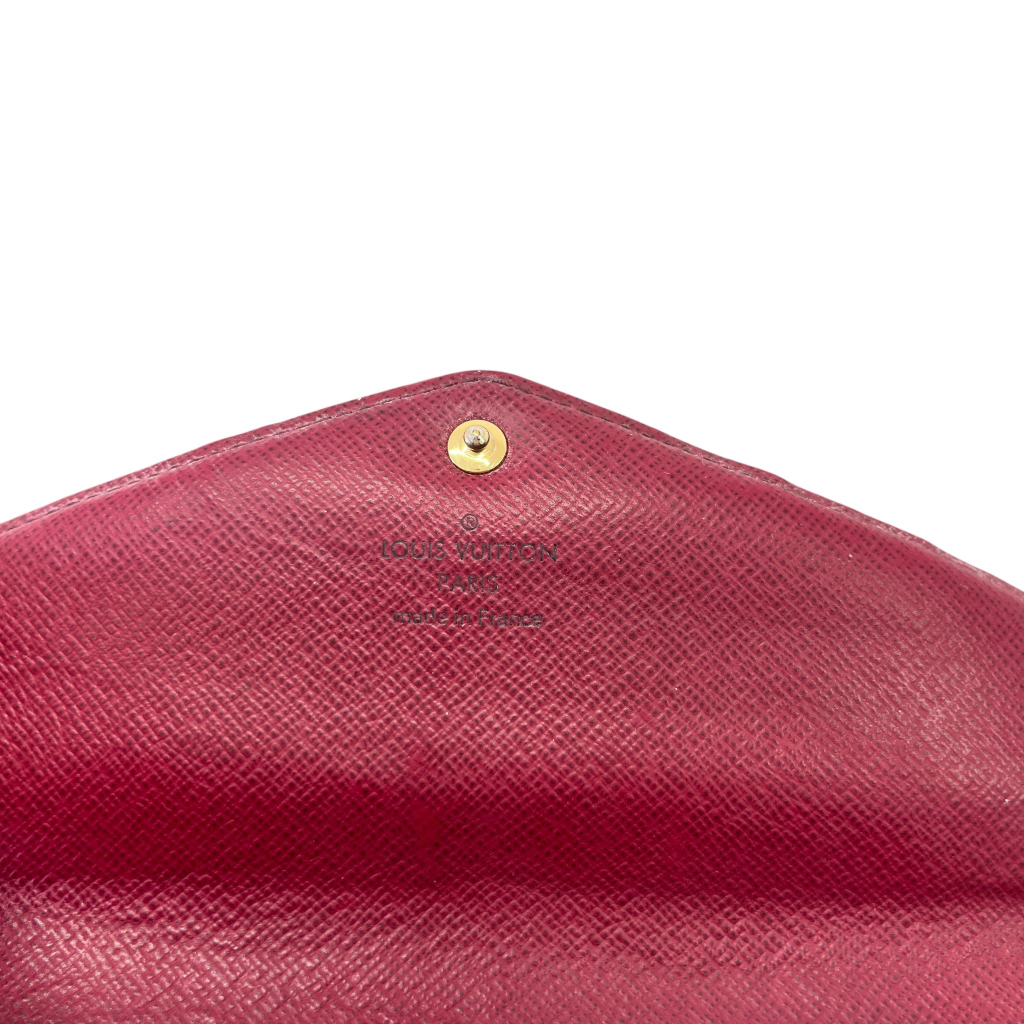 Women's Sarah Monogram Canvas Wallet Brown