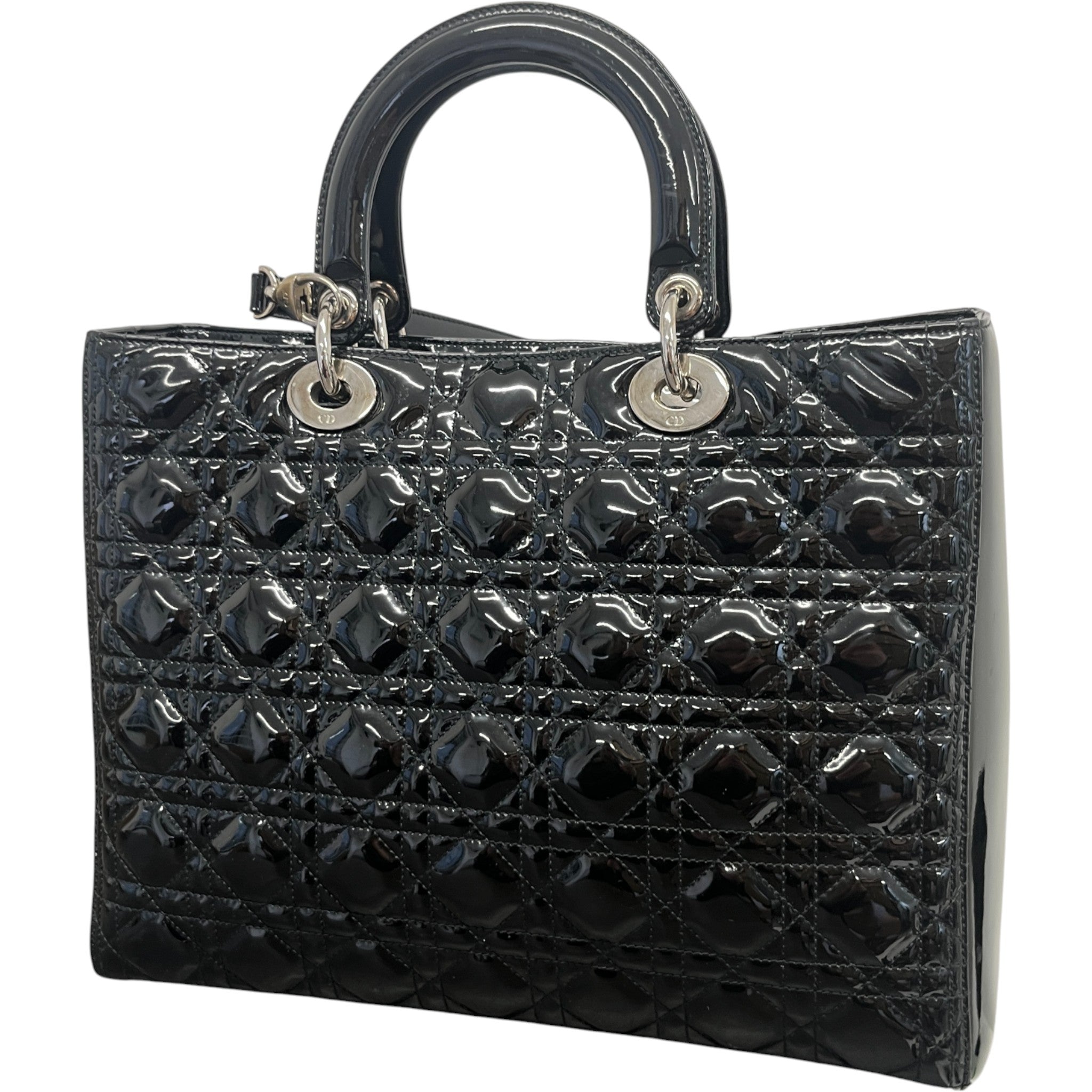 Women's Large Lady Dior Medium Bag Black