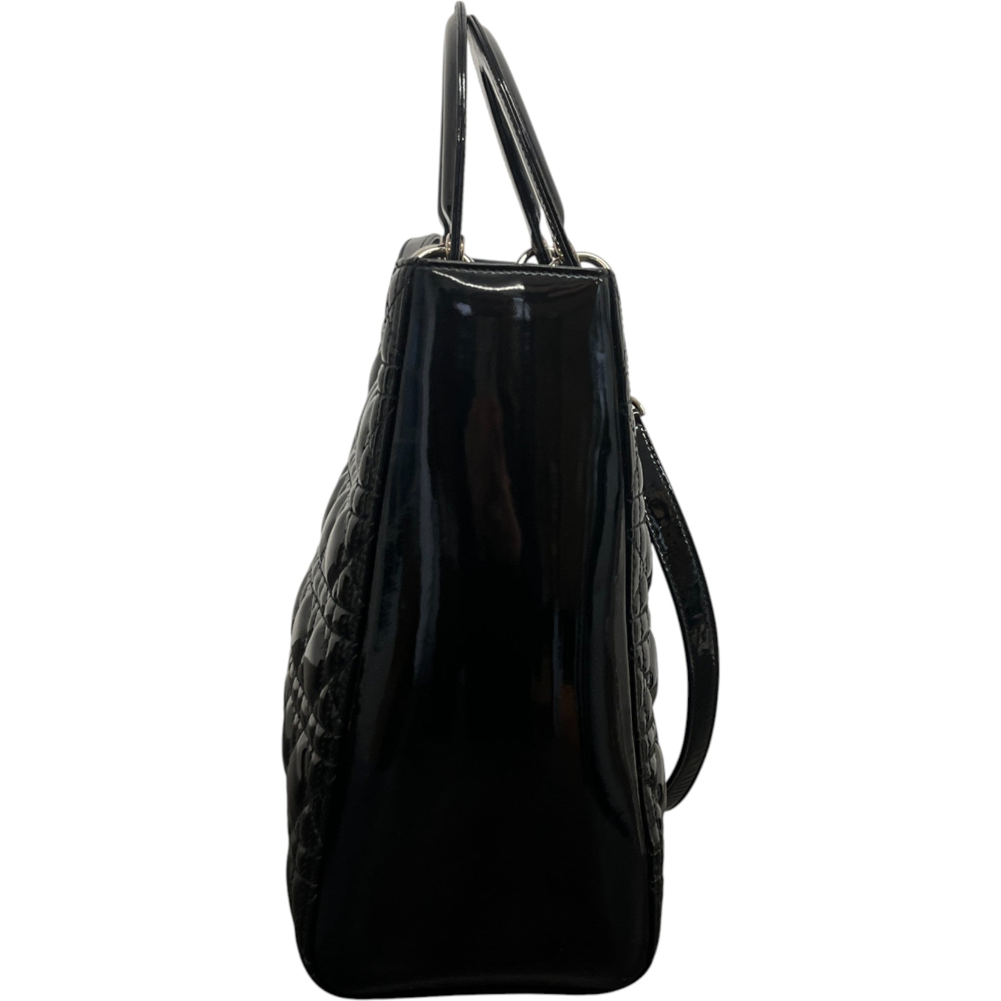 Women's Large Lady Dior Medium Bag Black