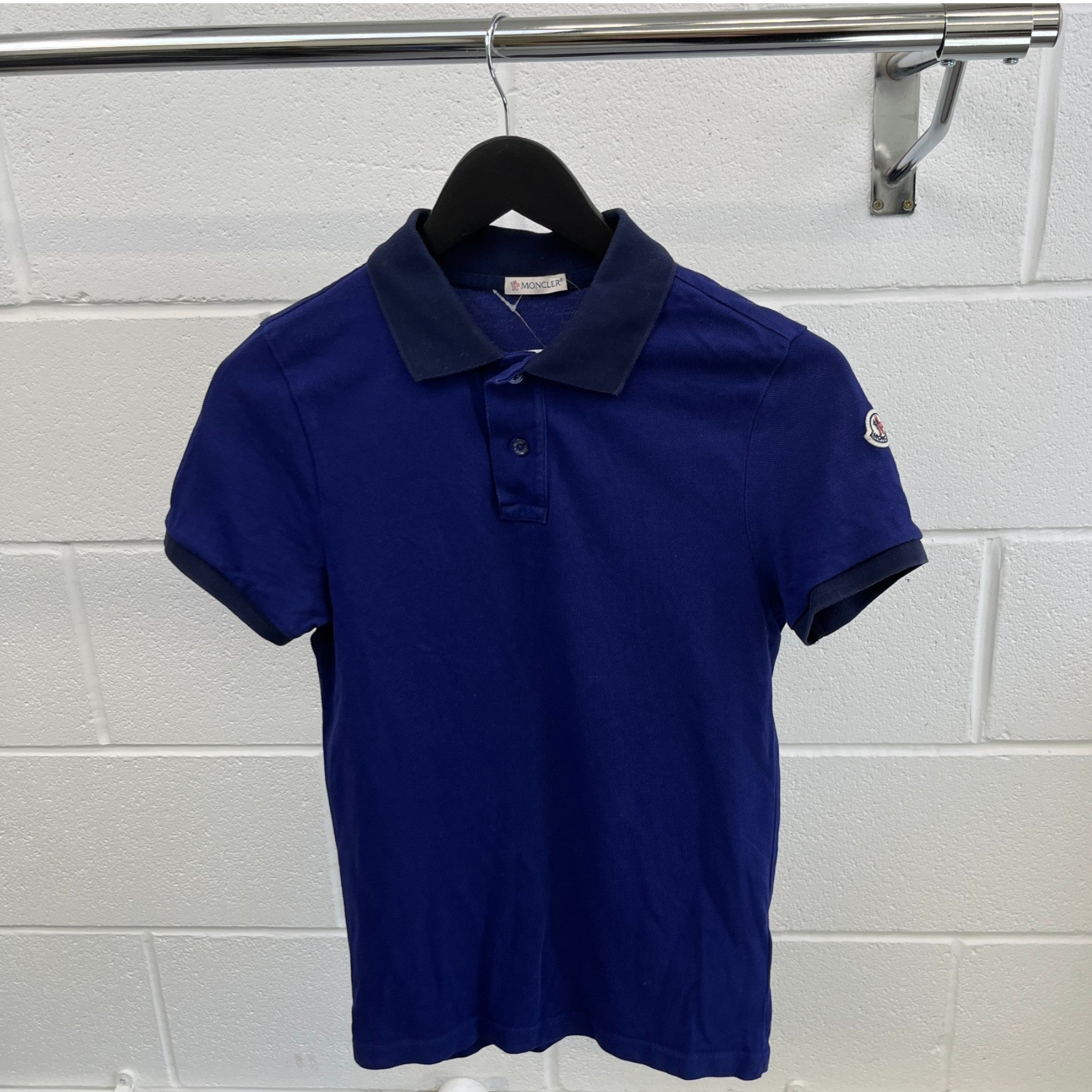 Men's Maglia Polo Shirt Navy Size XS