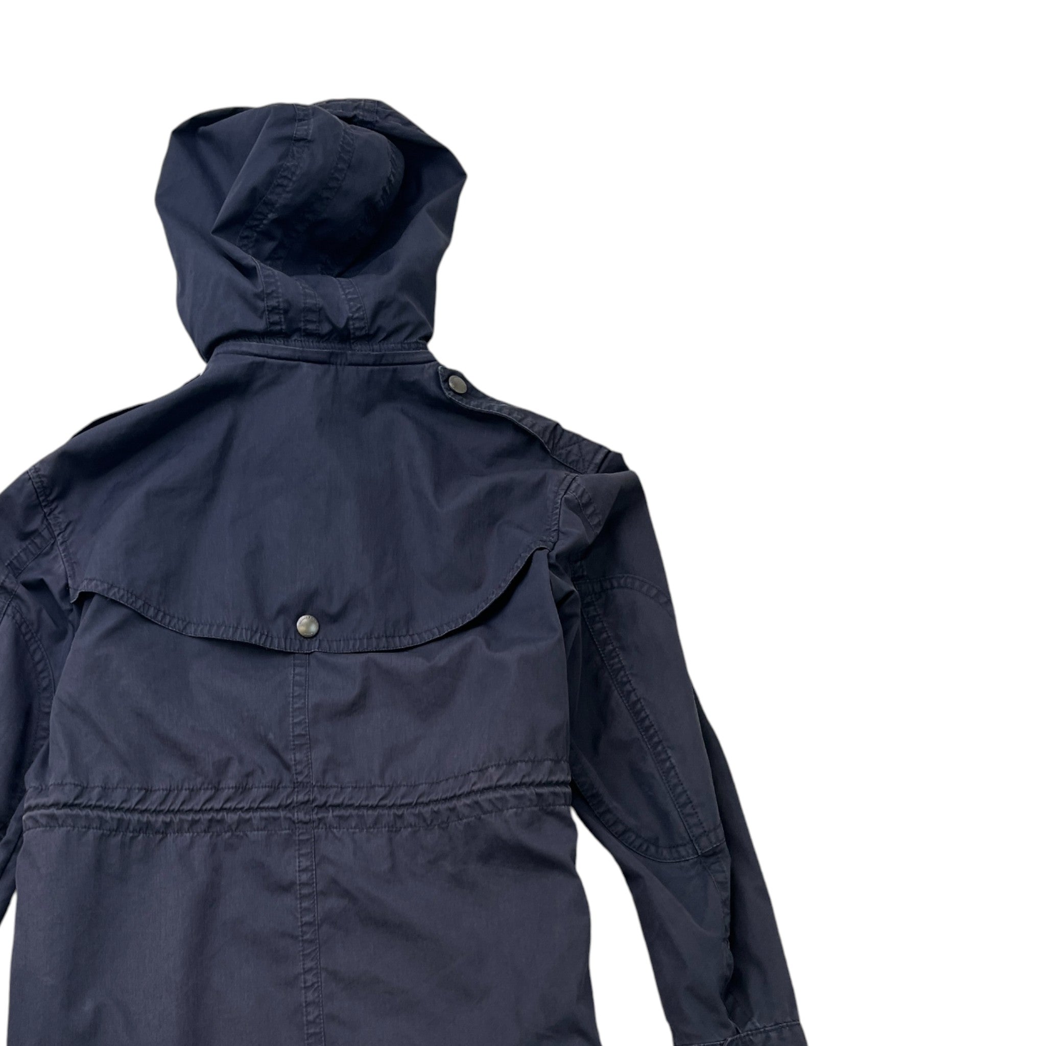 Women's Hooded Trench Jacket Navy Size IT 38 / UK 6