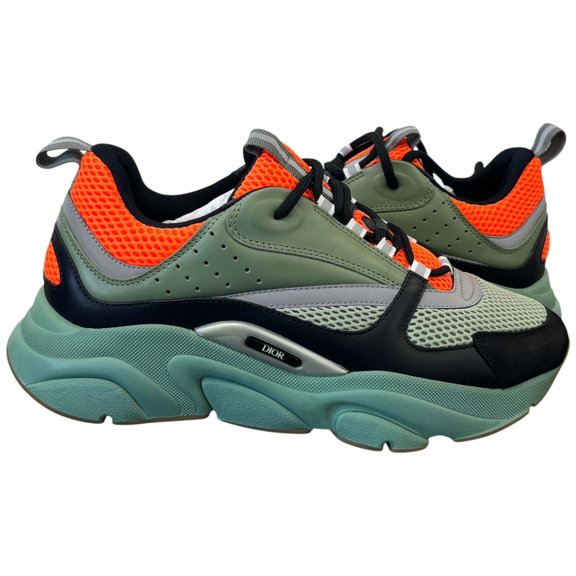 Men's B22 Technical Mesh Low Trainers Green Size EU 43 / UK 9