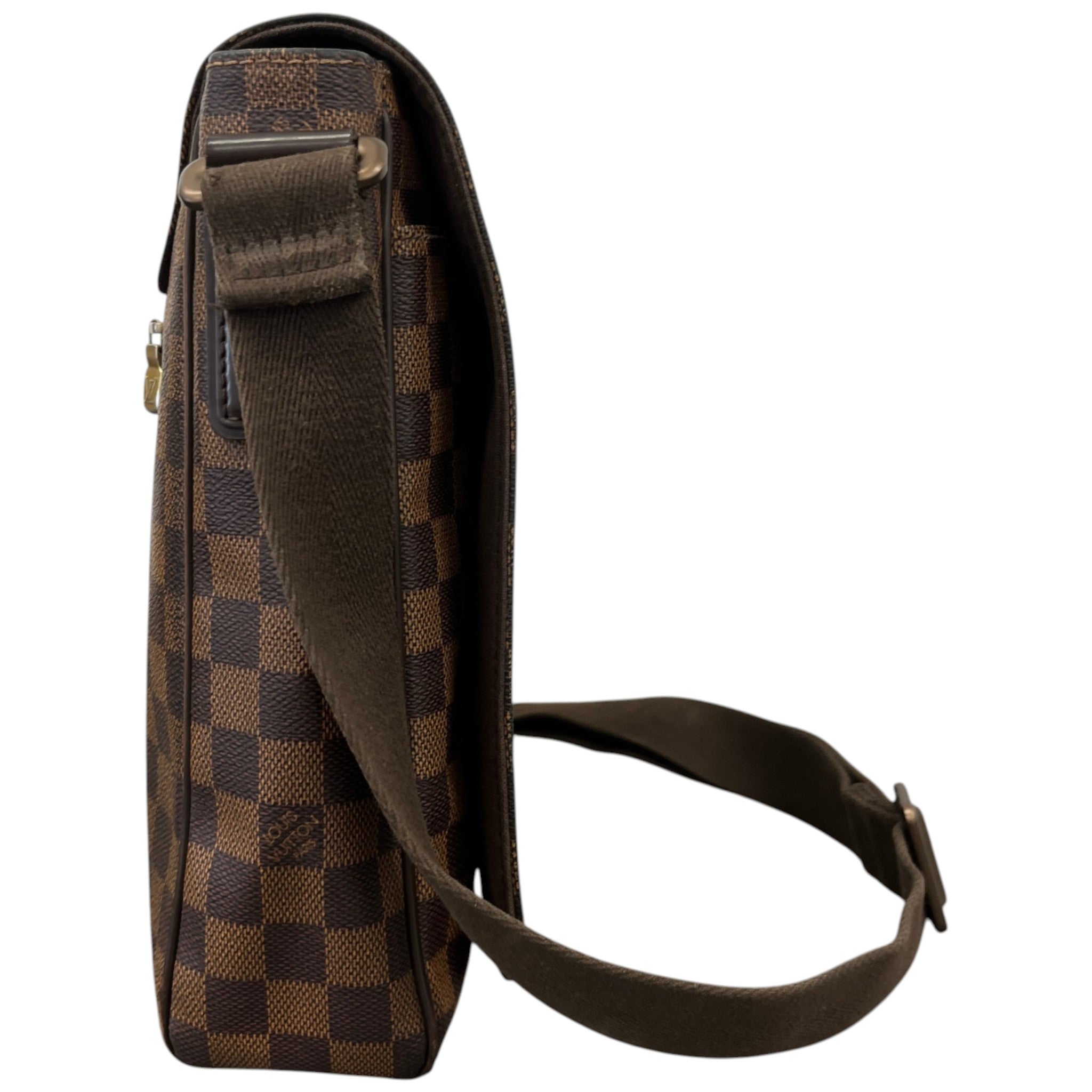 Men's Damier Ebene District Mm Messenger Bag Brown
