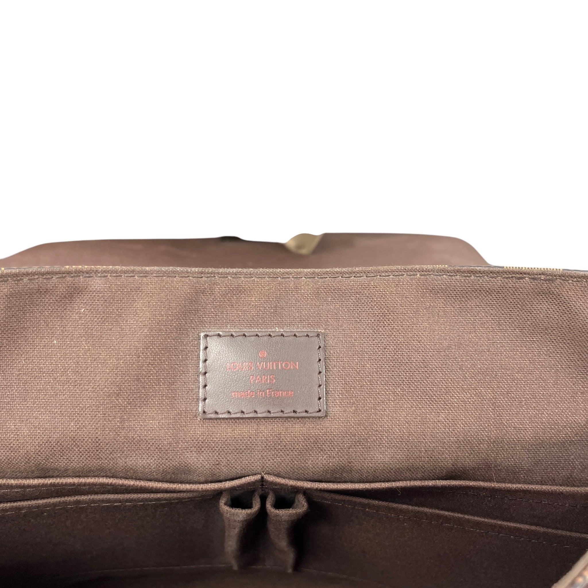 Men's Damier Ebene District Mm Messenger Bag Brown