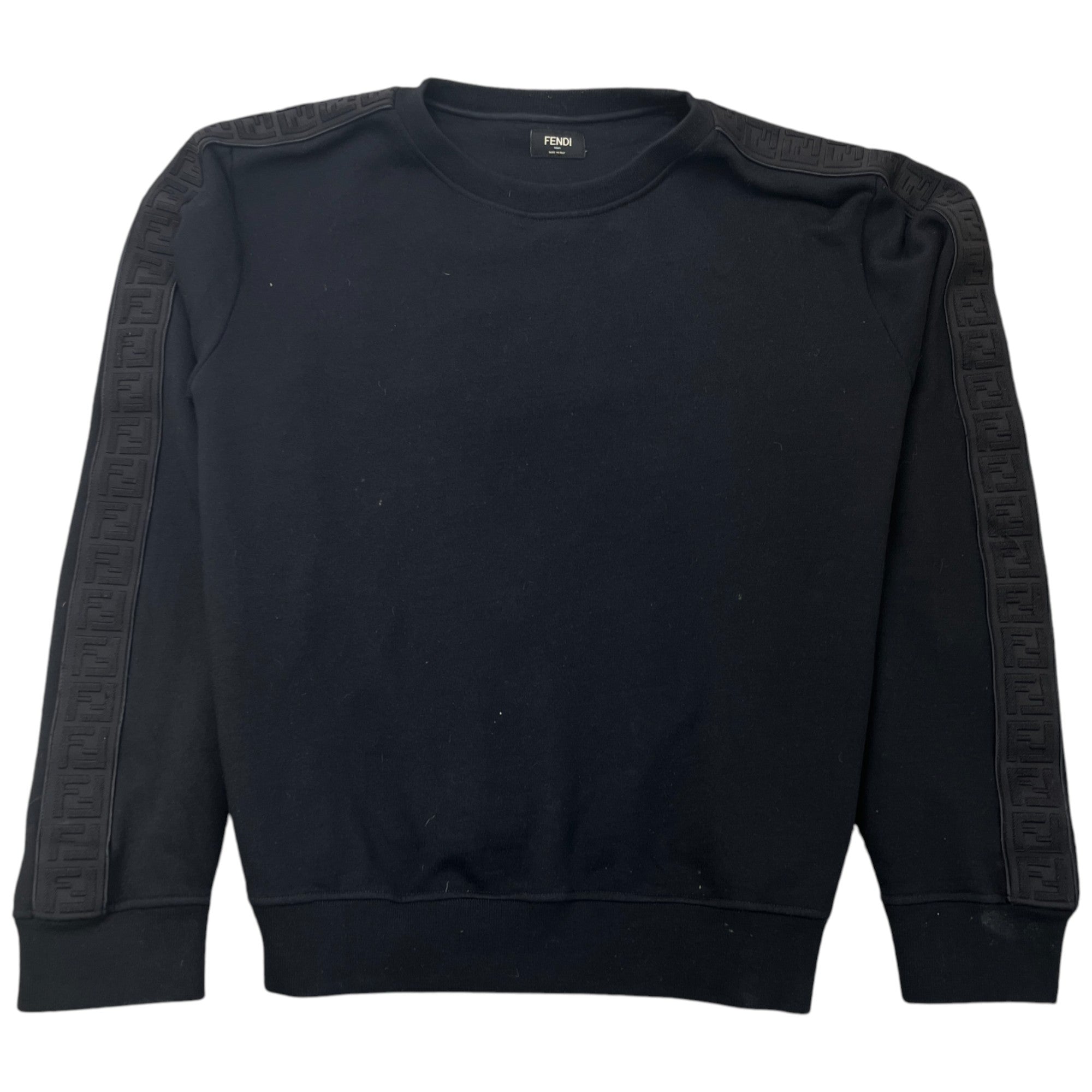 Men's Ff Tape Logo Sweatshirt Black Size XL