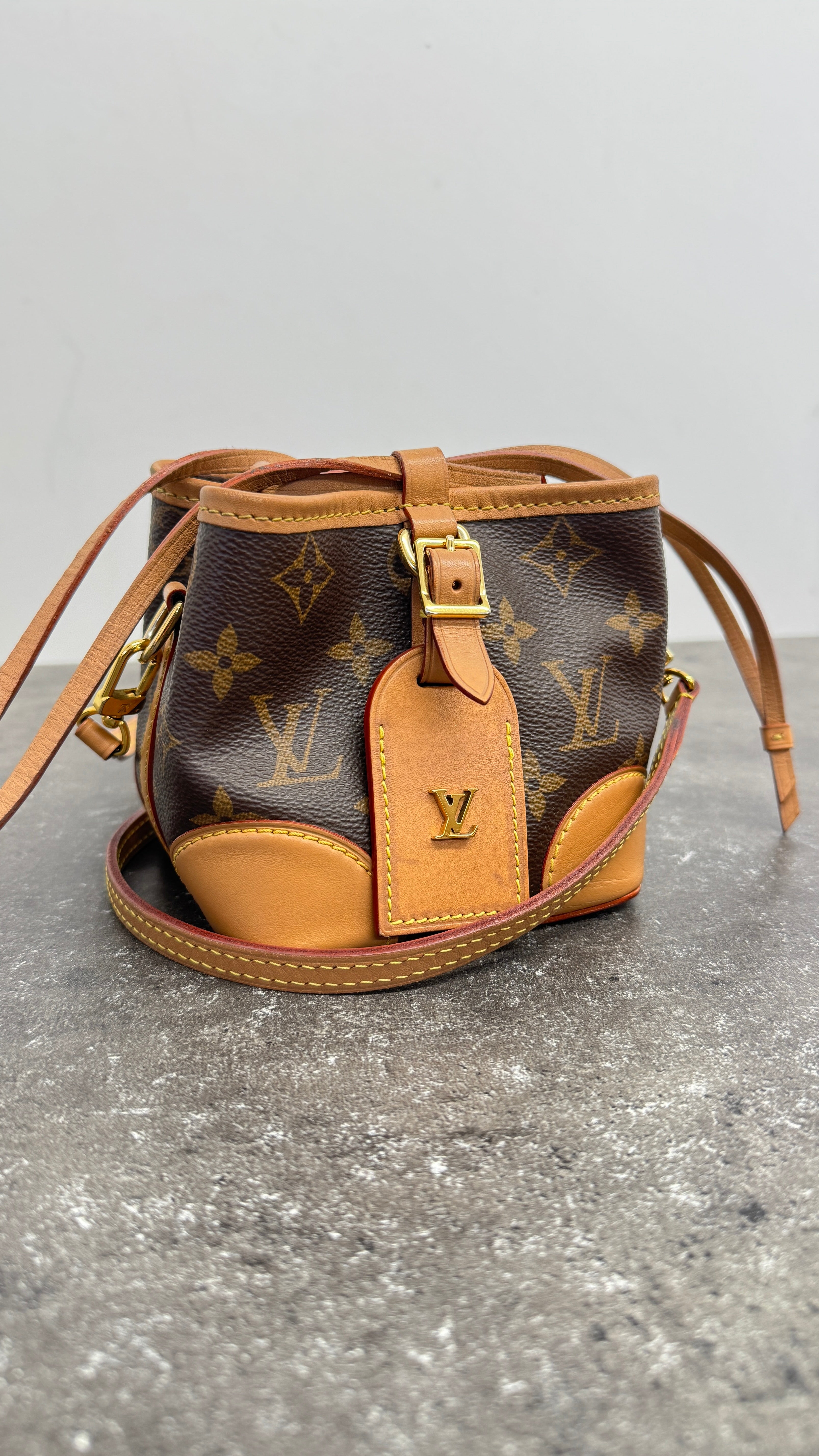 Women's Mini Monogram Noe Bag Brown