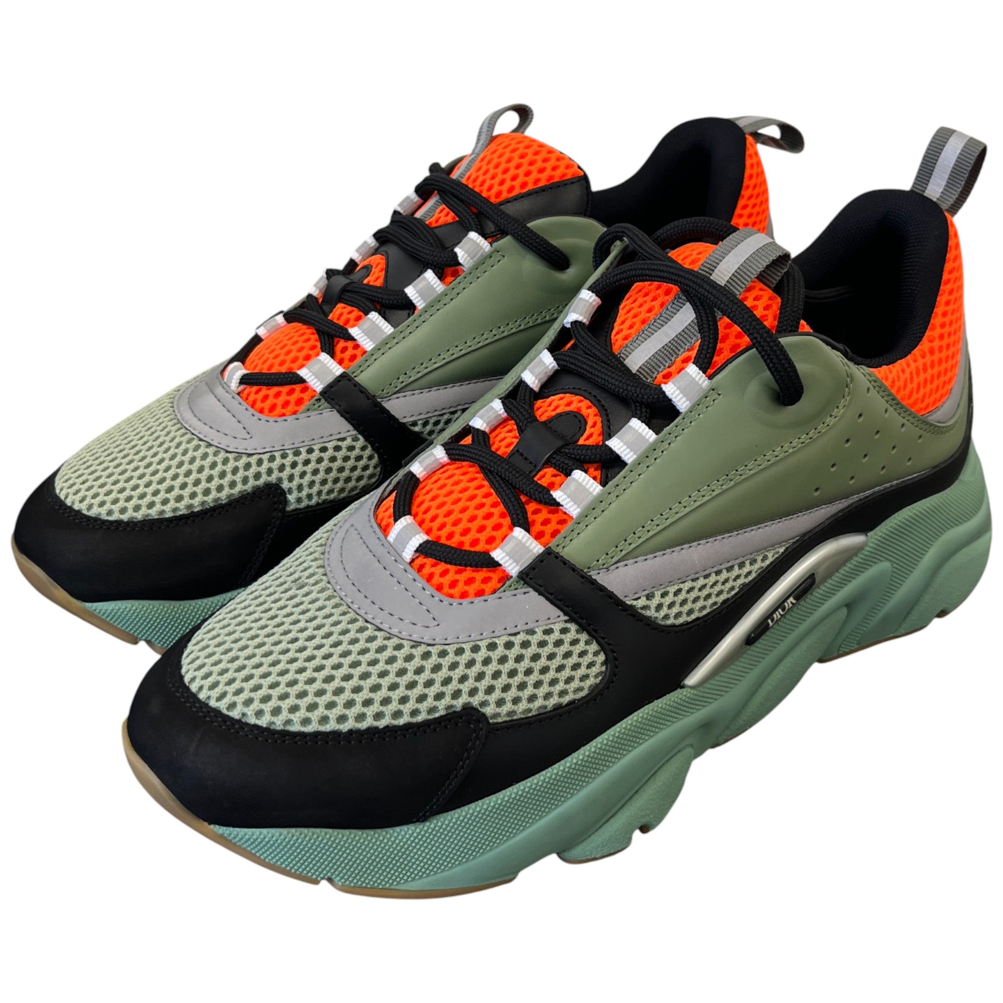 Men's B22 Technical Mesh Low Trainers Green Size EU 43 / UK 9