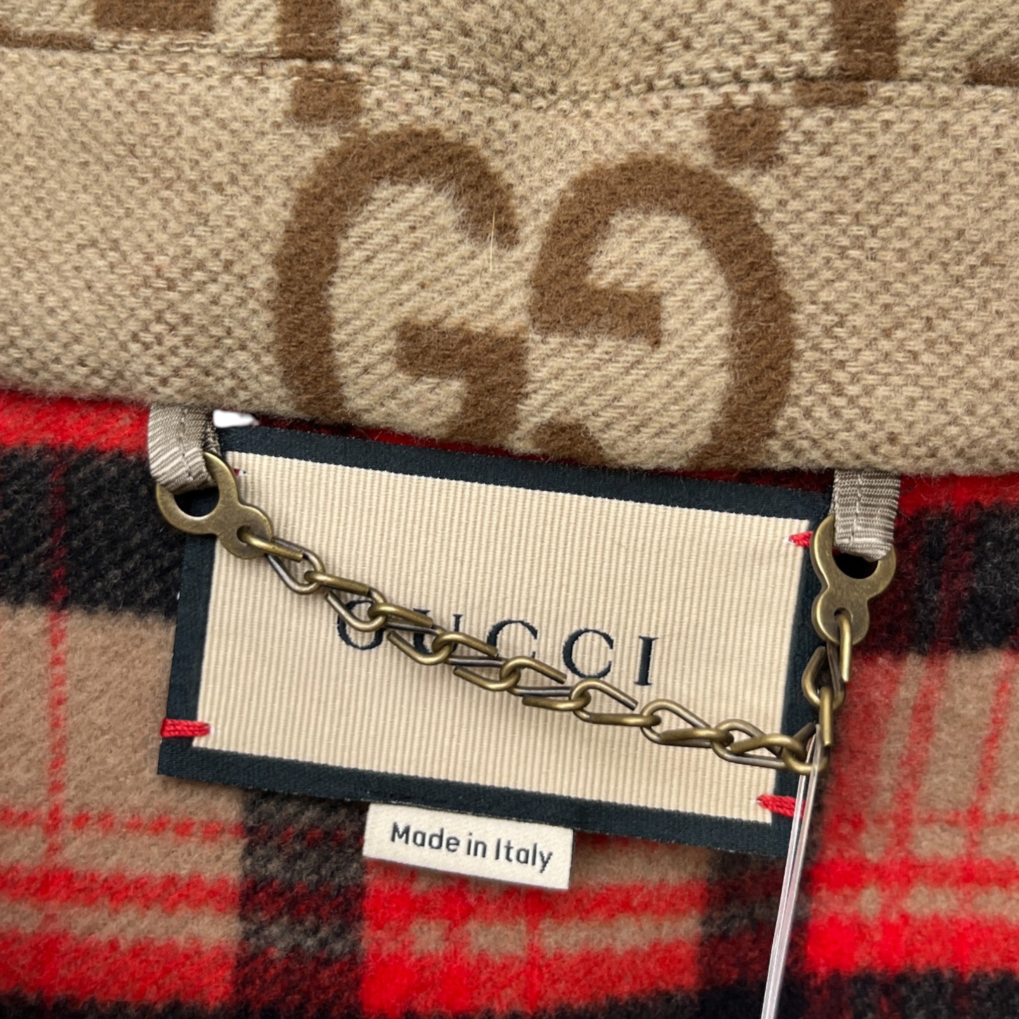 Men's Jumbo Gg Jacket Beige Size IT 52 / XL