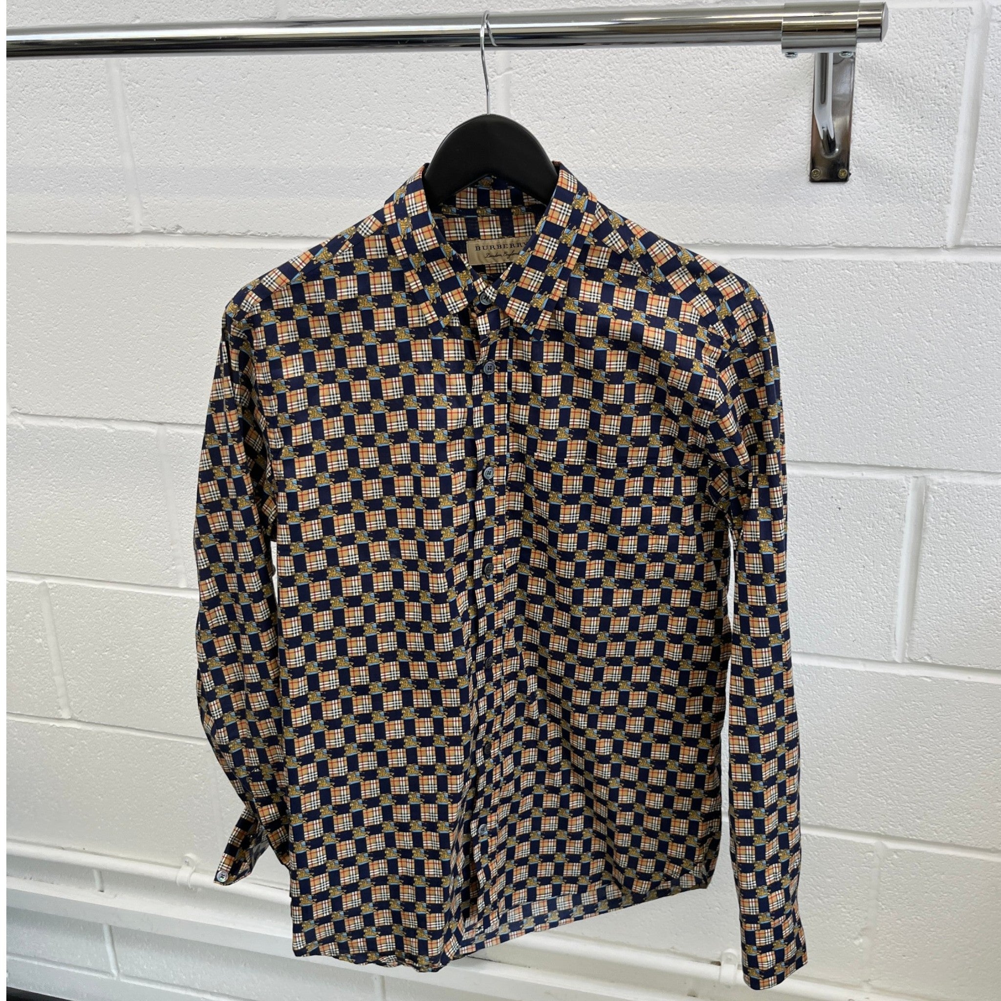 Men's Strental Long Sleeve Shirt Navy Size M