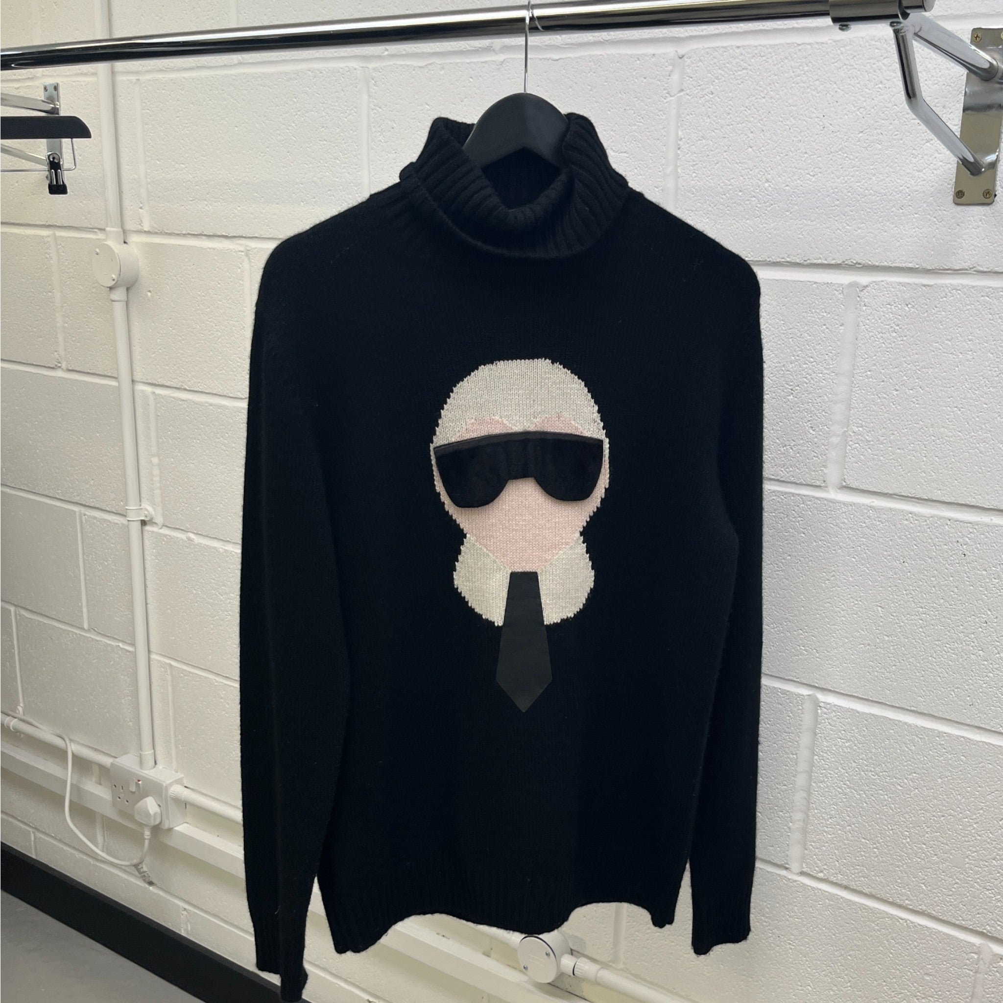 Men's Karlito Turtleneck Jumper Black Size IT 48 / UK M