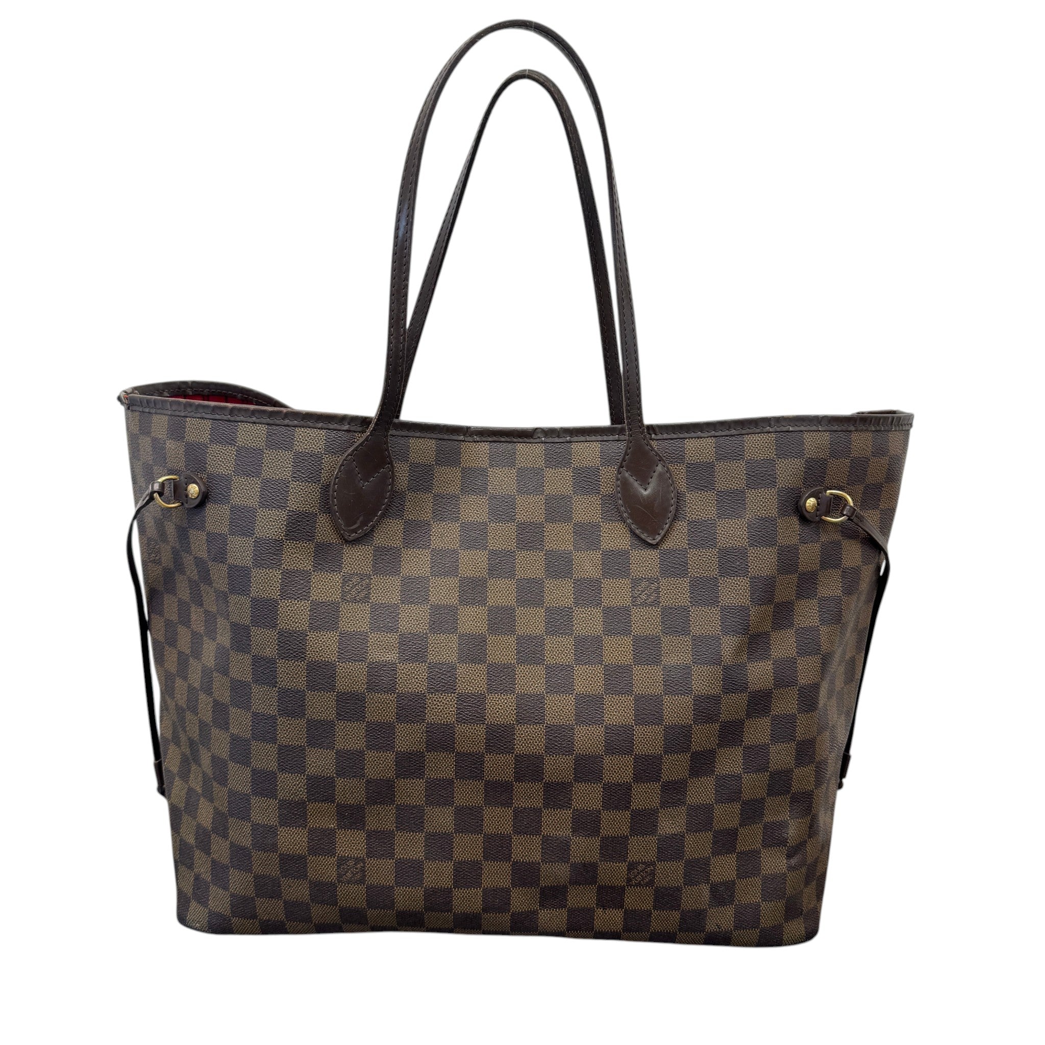 Women's Damier Ebene Neverfull Gm Bag Brown