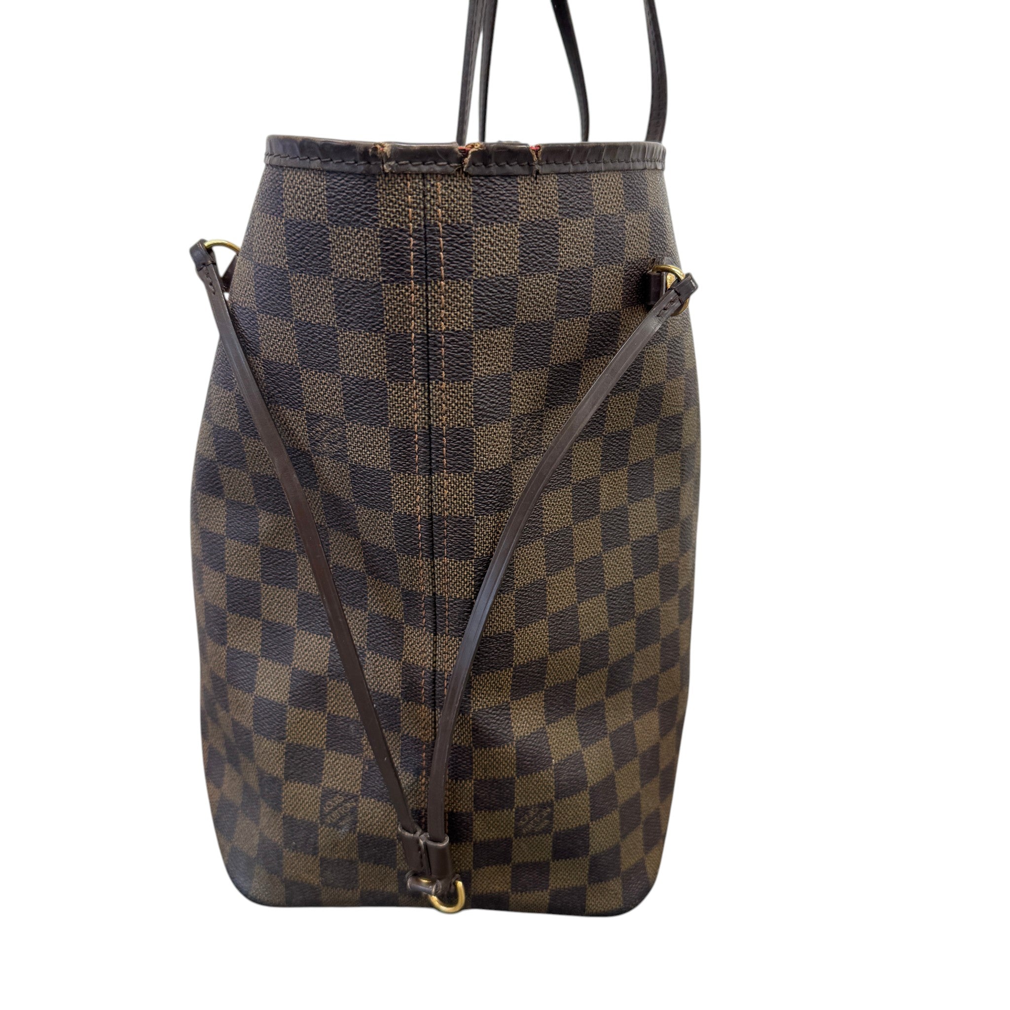 Women's Damier Ebene Neverfull Gm Bag Brown