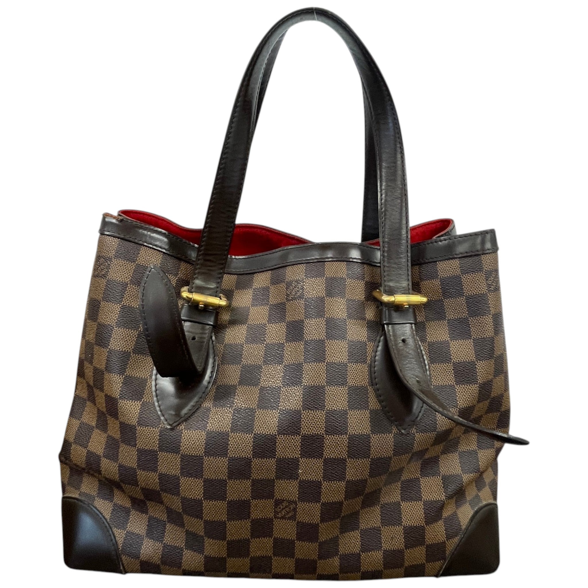 Women's Damier Ebene Hampstead Mm Tote Bag Brown