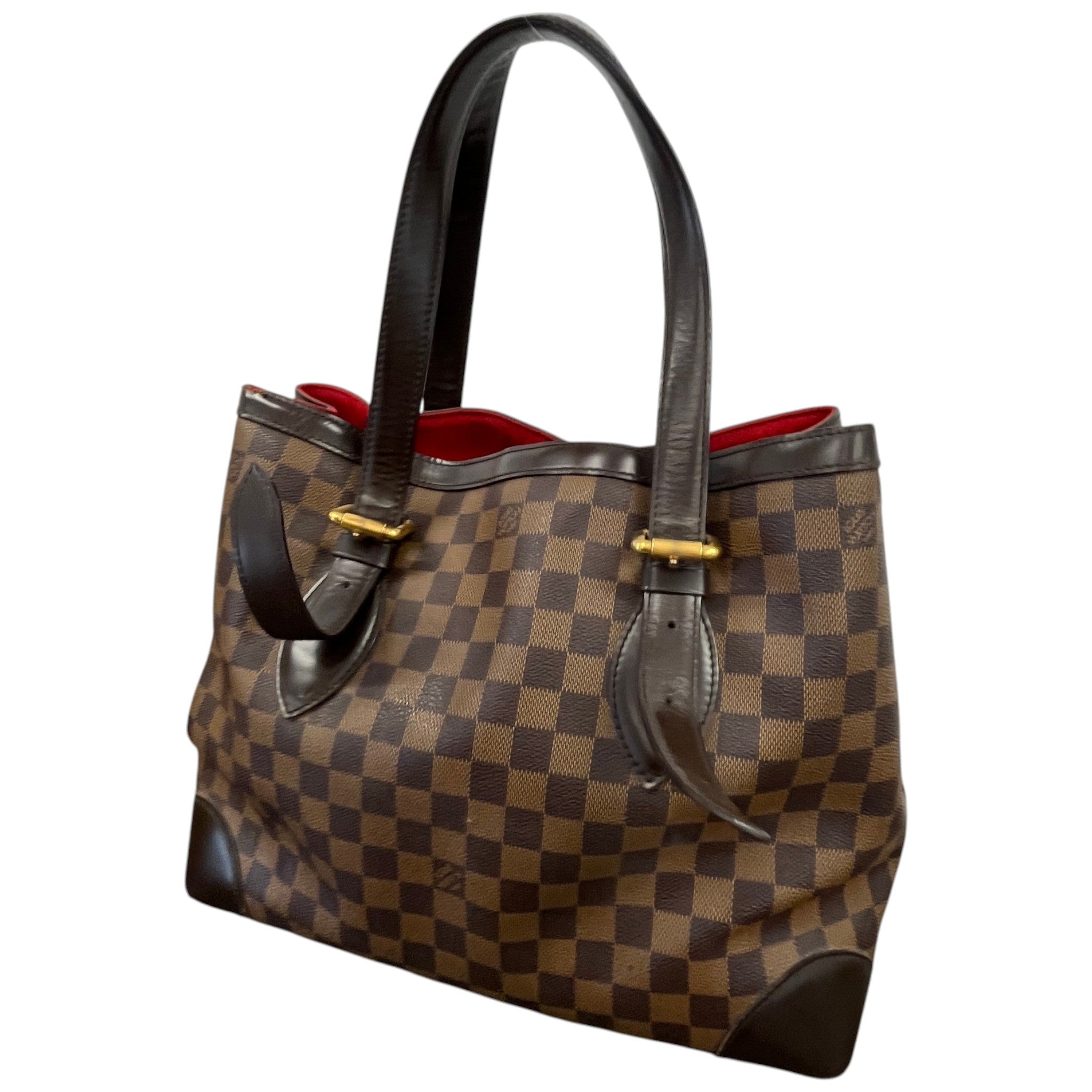 Women's Damier Ebene Hampstead Mm Tote Bag Brown