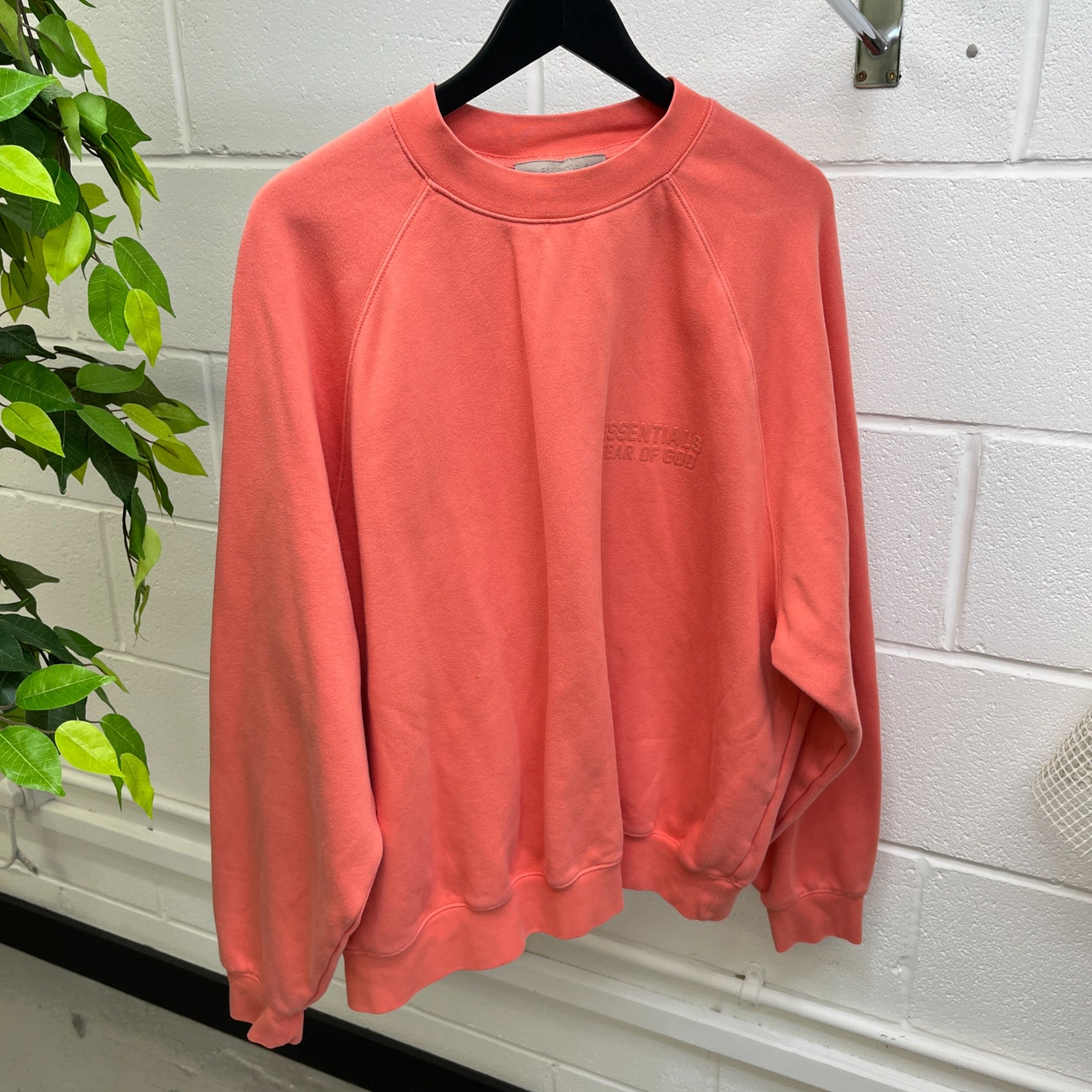 Men's Logo Sweatshirt Pink Size L