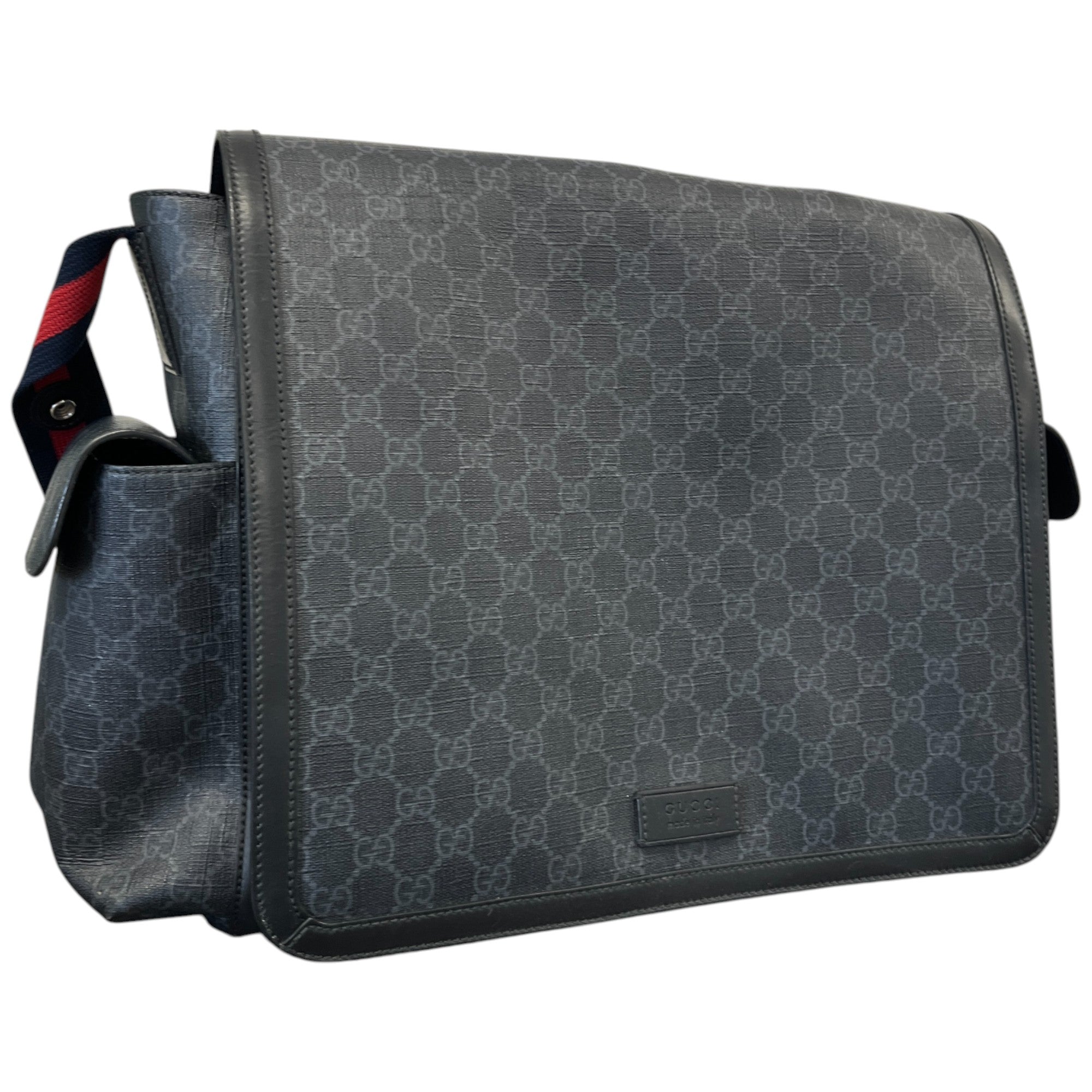 Women's Gg Web Large Baby Changing Bag Black