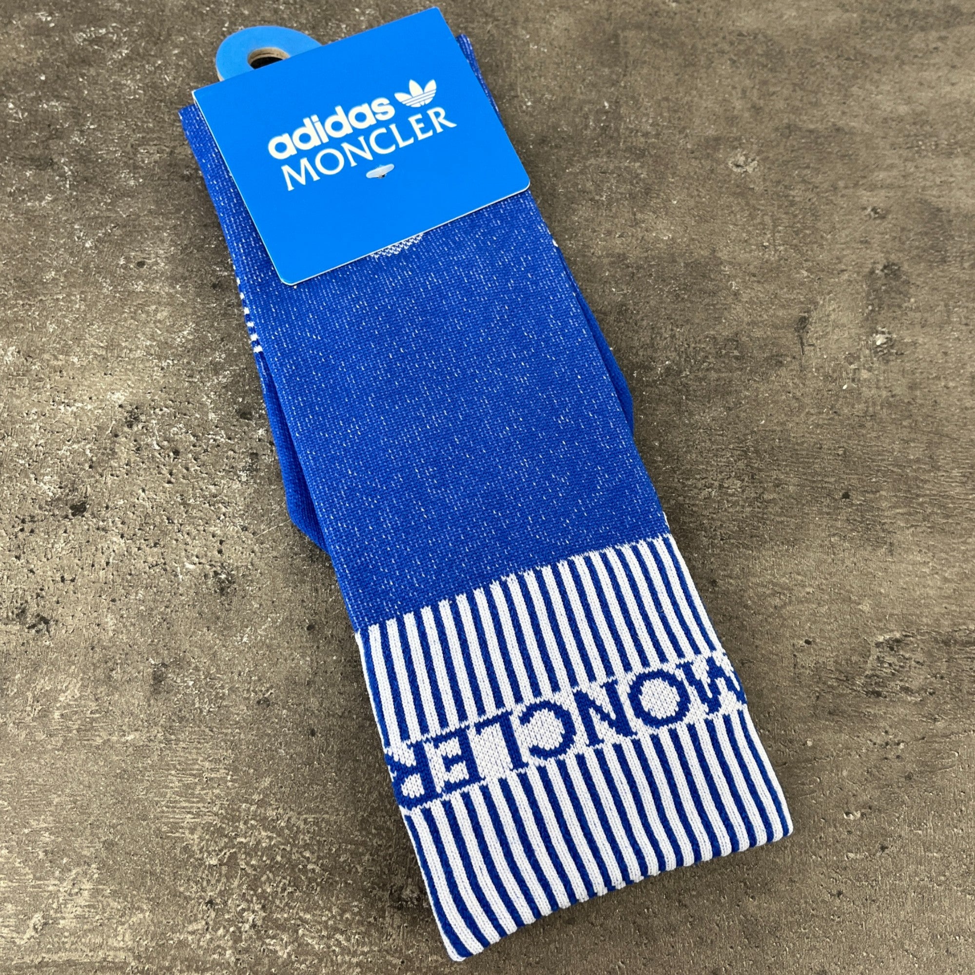 Men's Logo Print Socks Blue Size L