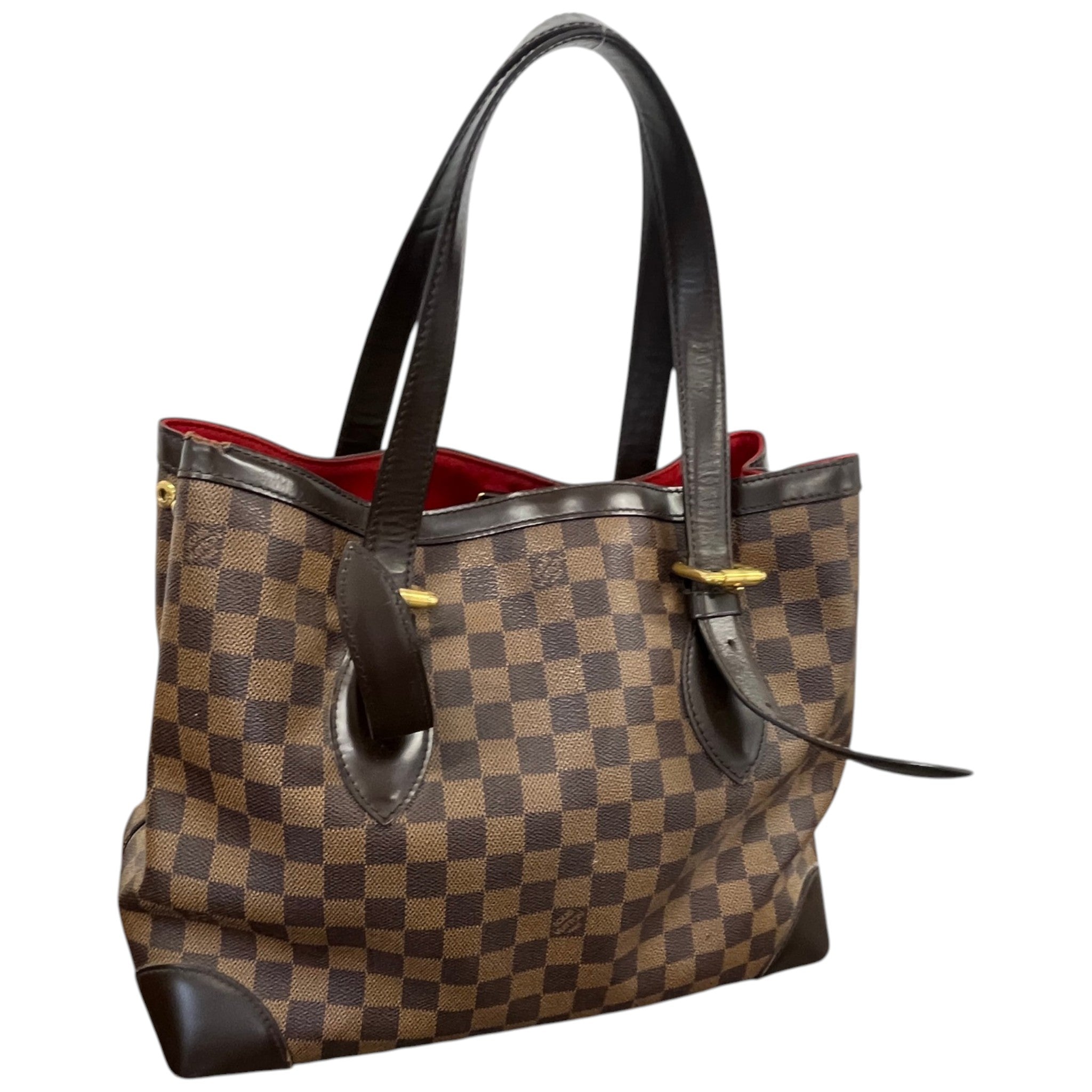 Women's Damier Ebene Hampstead Mm Tote Bag Brown