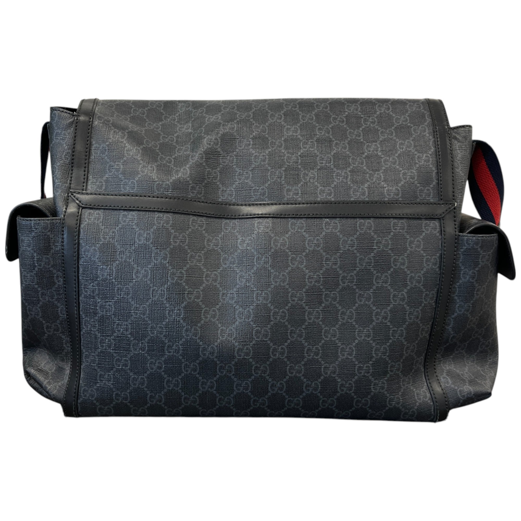 Women's Gg Web Large Baby Changing Bag Black