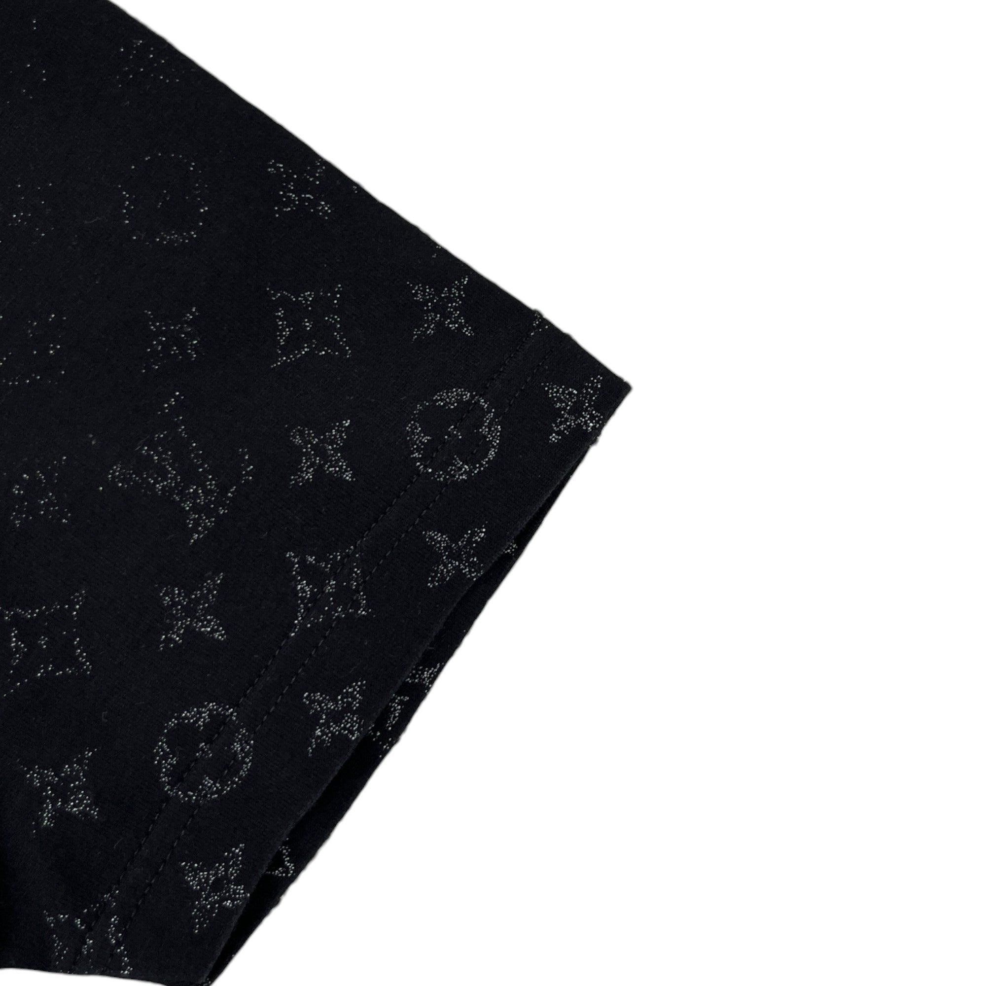 Men's Gradient Monogram T-Shirt Black Size XS