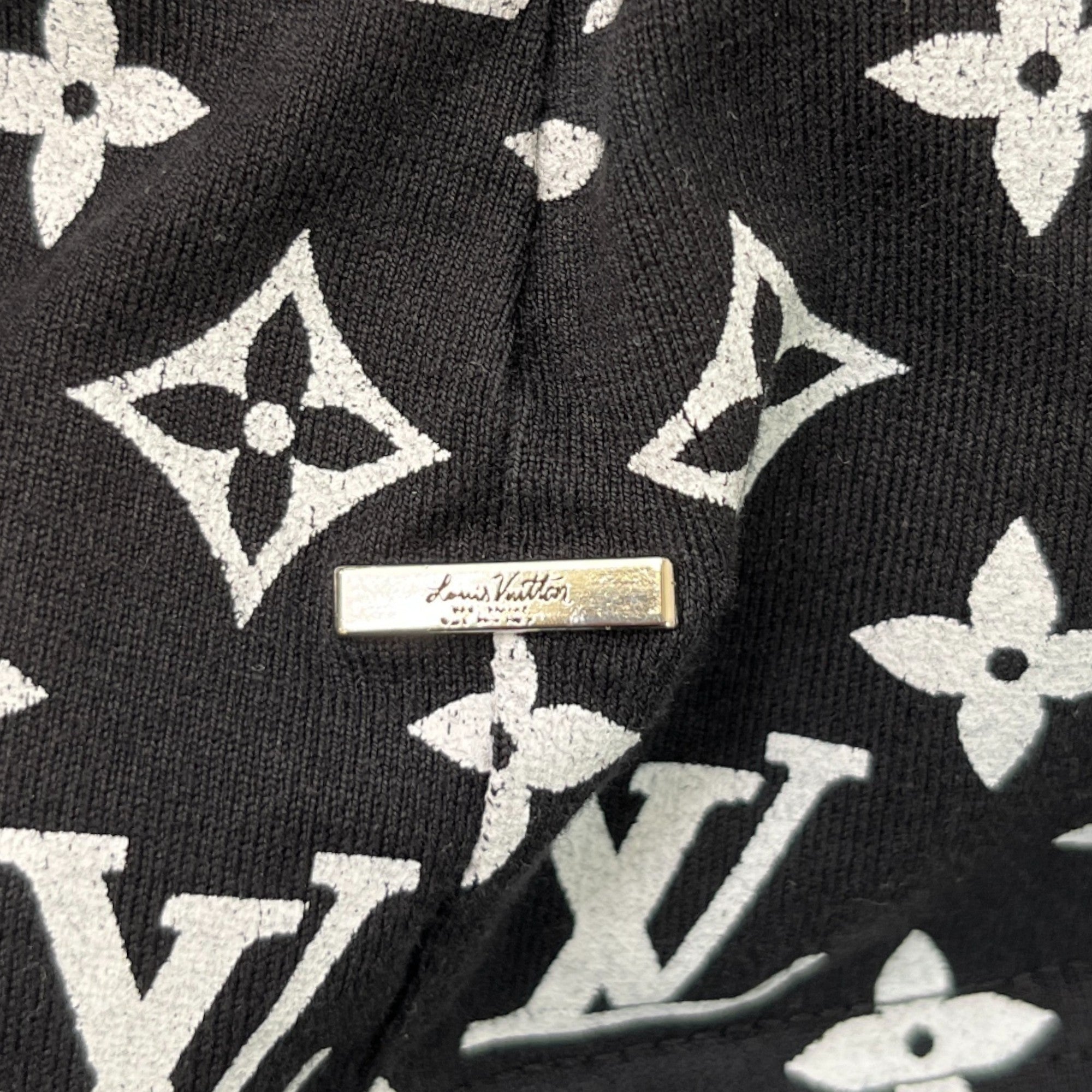 Men's Gradient Monogram T-Shirt Black Size XS