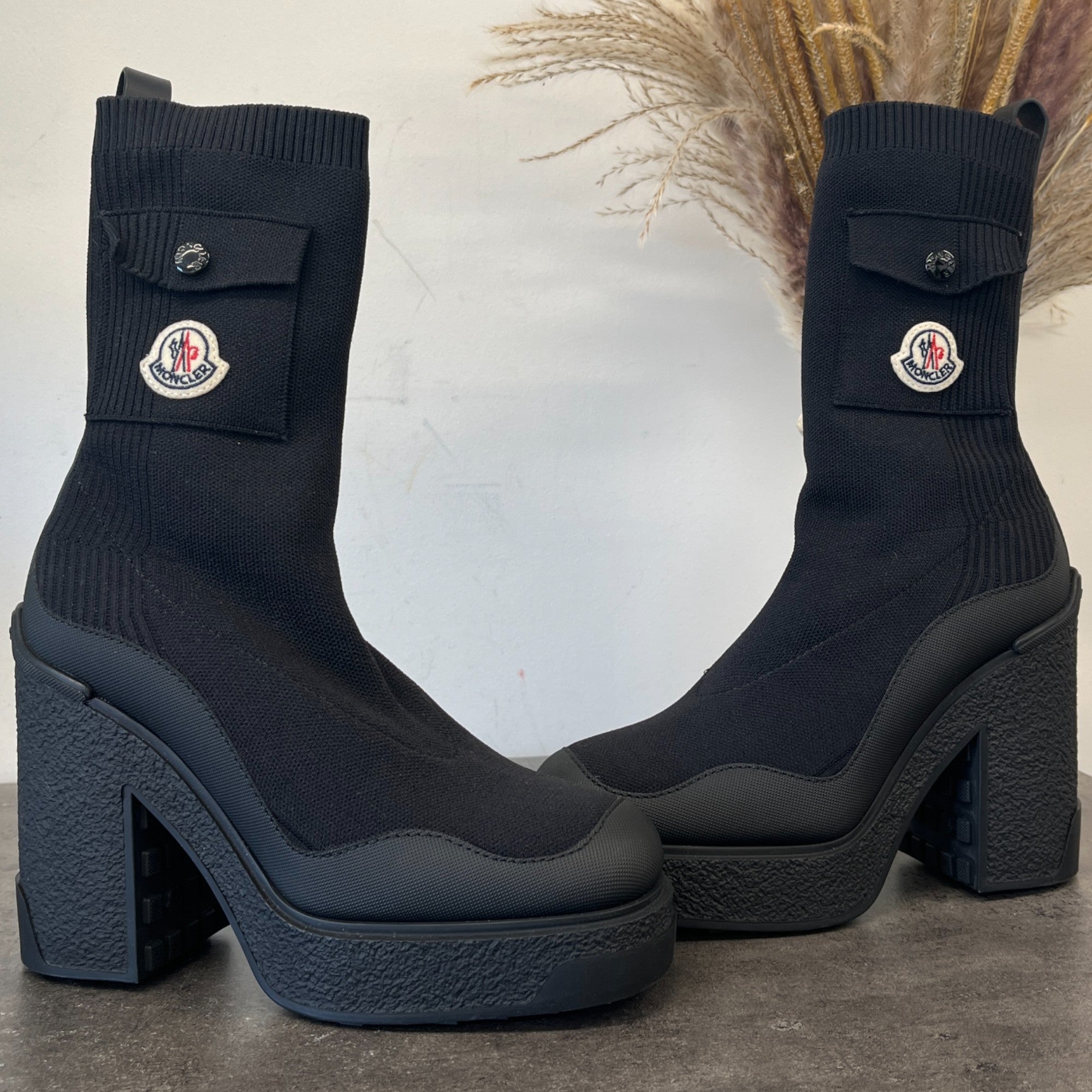 Women's Splora Heeled Boots Black Size EU 35.5 / UK 2.5