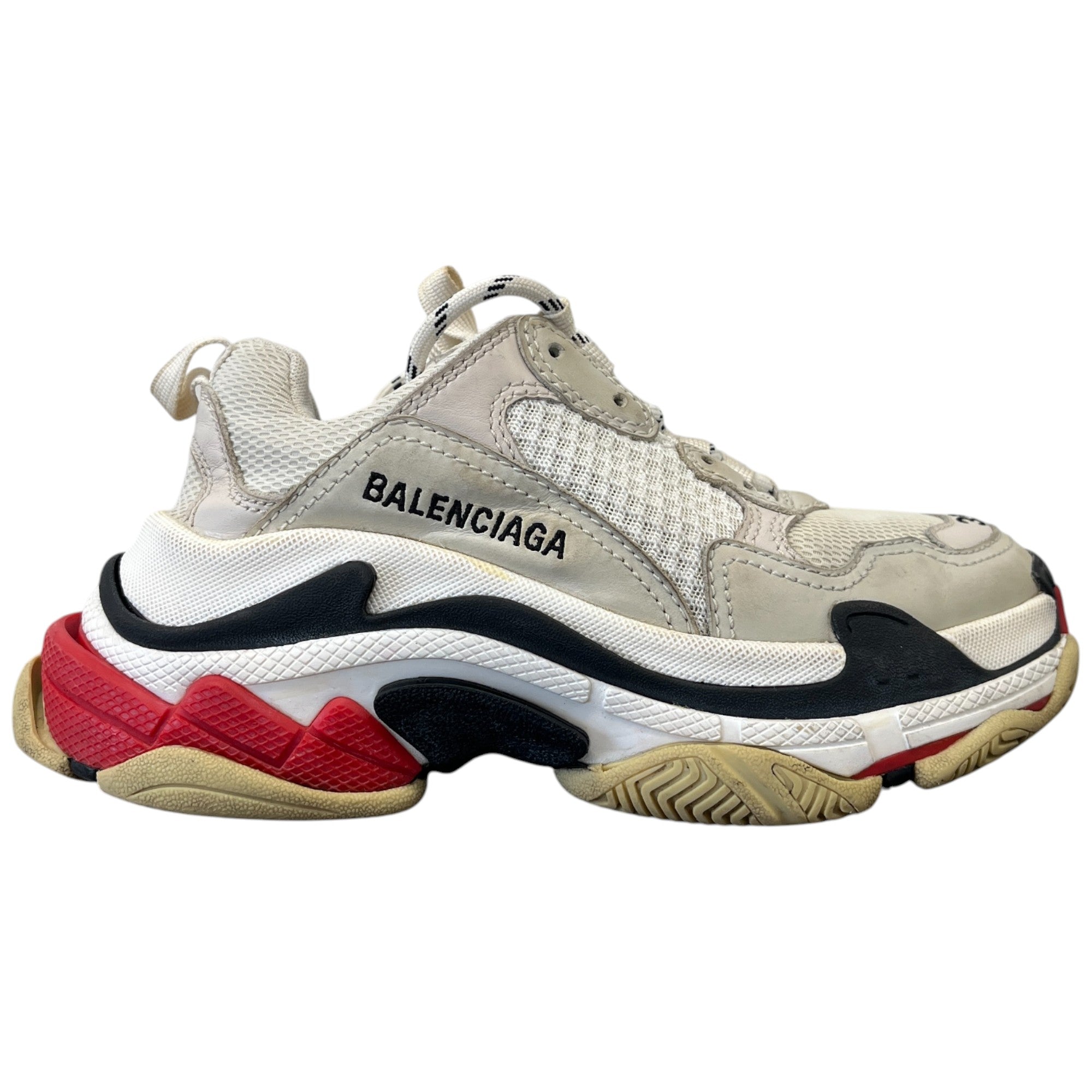 Women's Triple S Low Trainers White Size EU 35 / UK 2