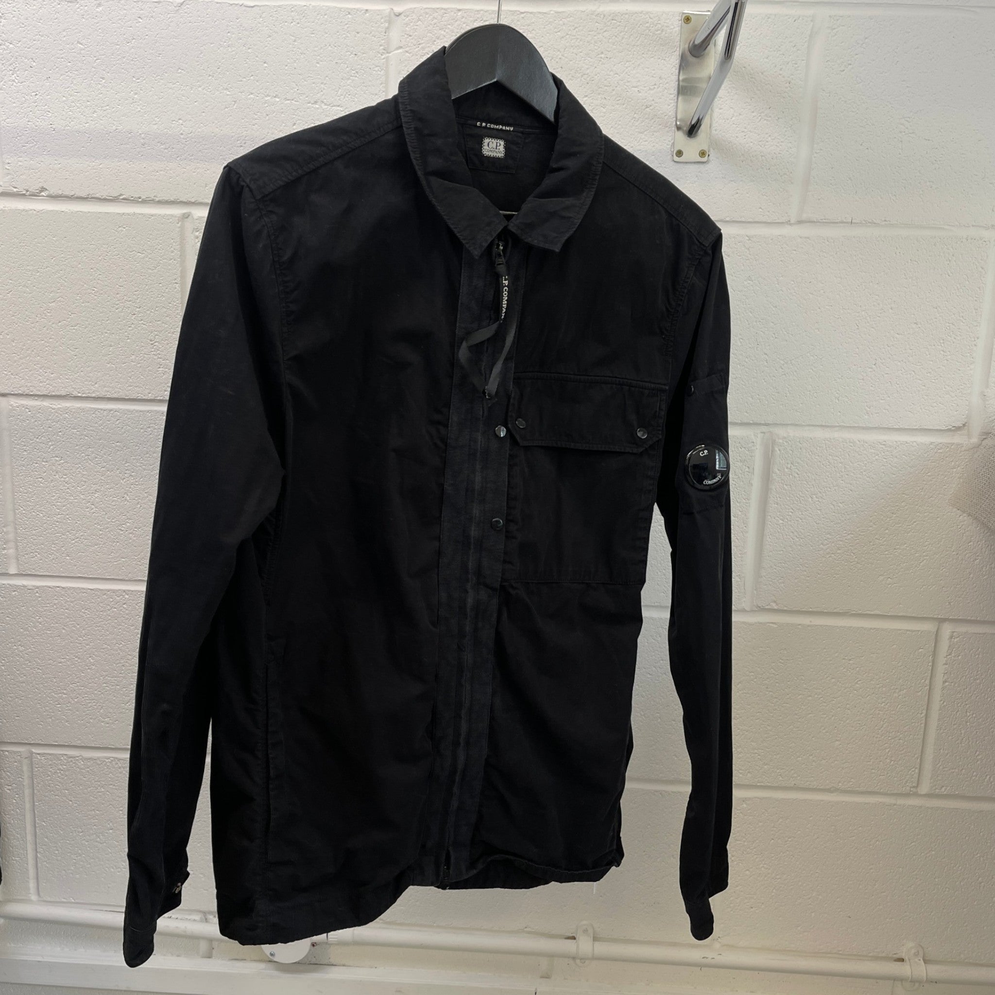 Men's Lens OverShirt Black Size M
