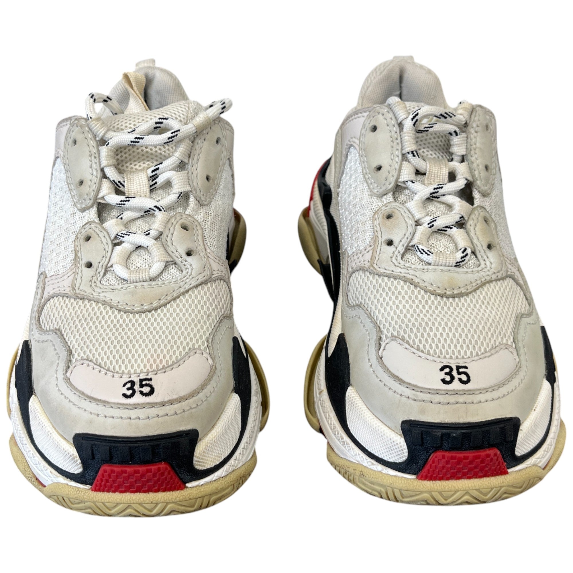 Women's Triple S Low Trainers White Size EU 35 / UK 2