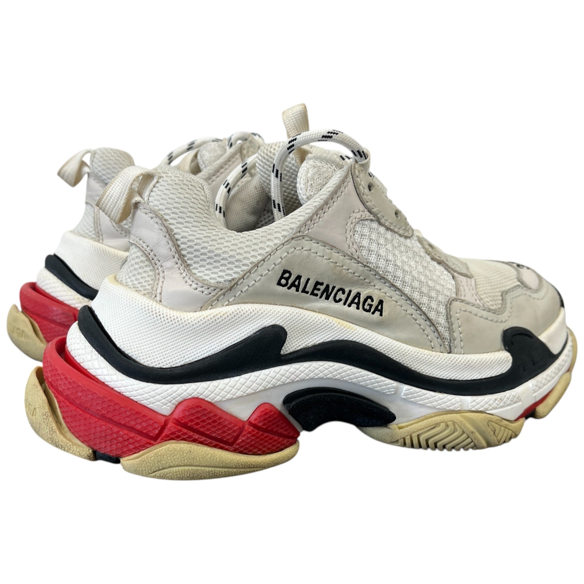 Women's Triple S Low Trainers White Size EU 35 / UK 2