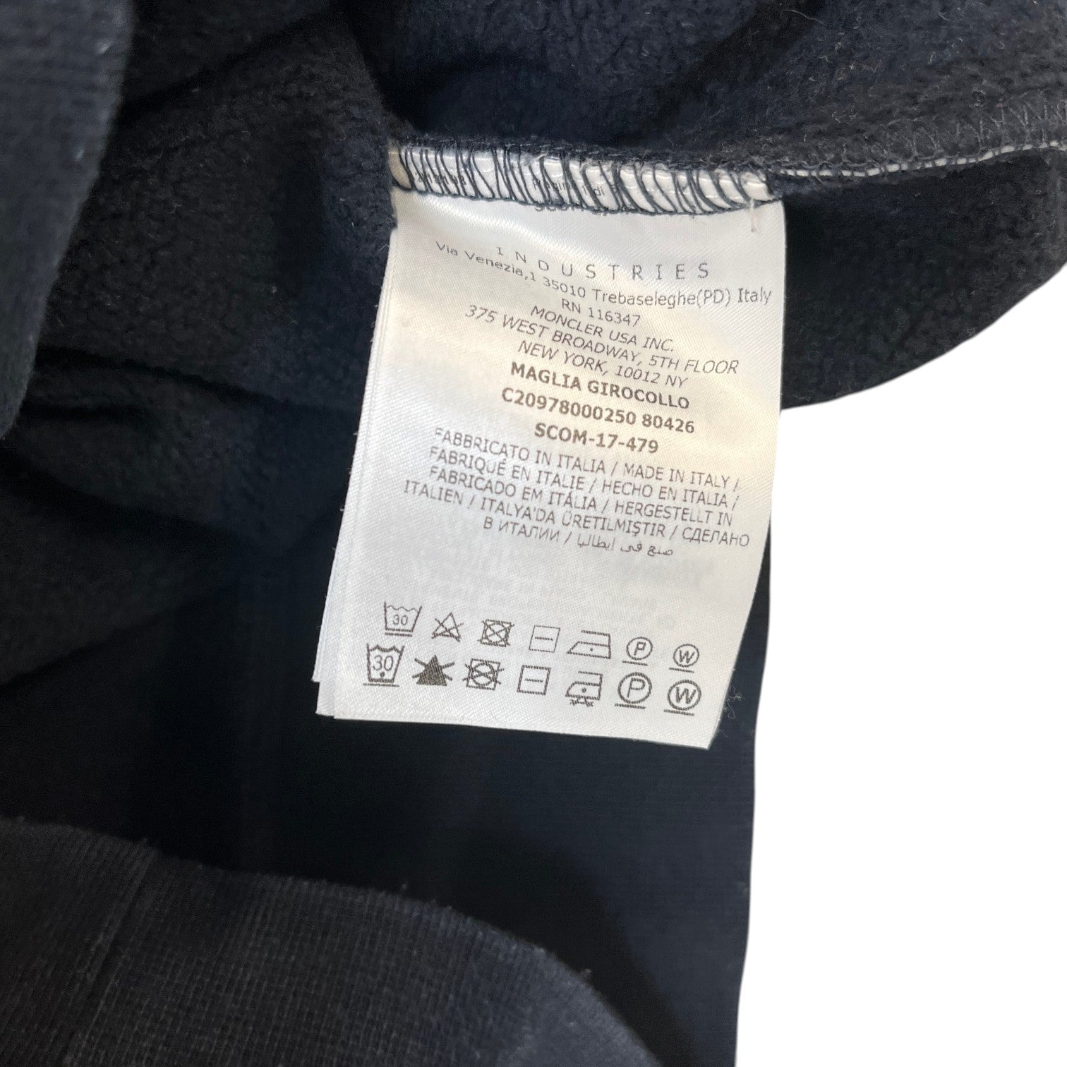 Men's Maglia Sweatshirt Navy Size L