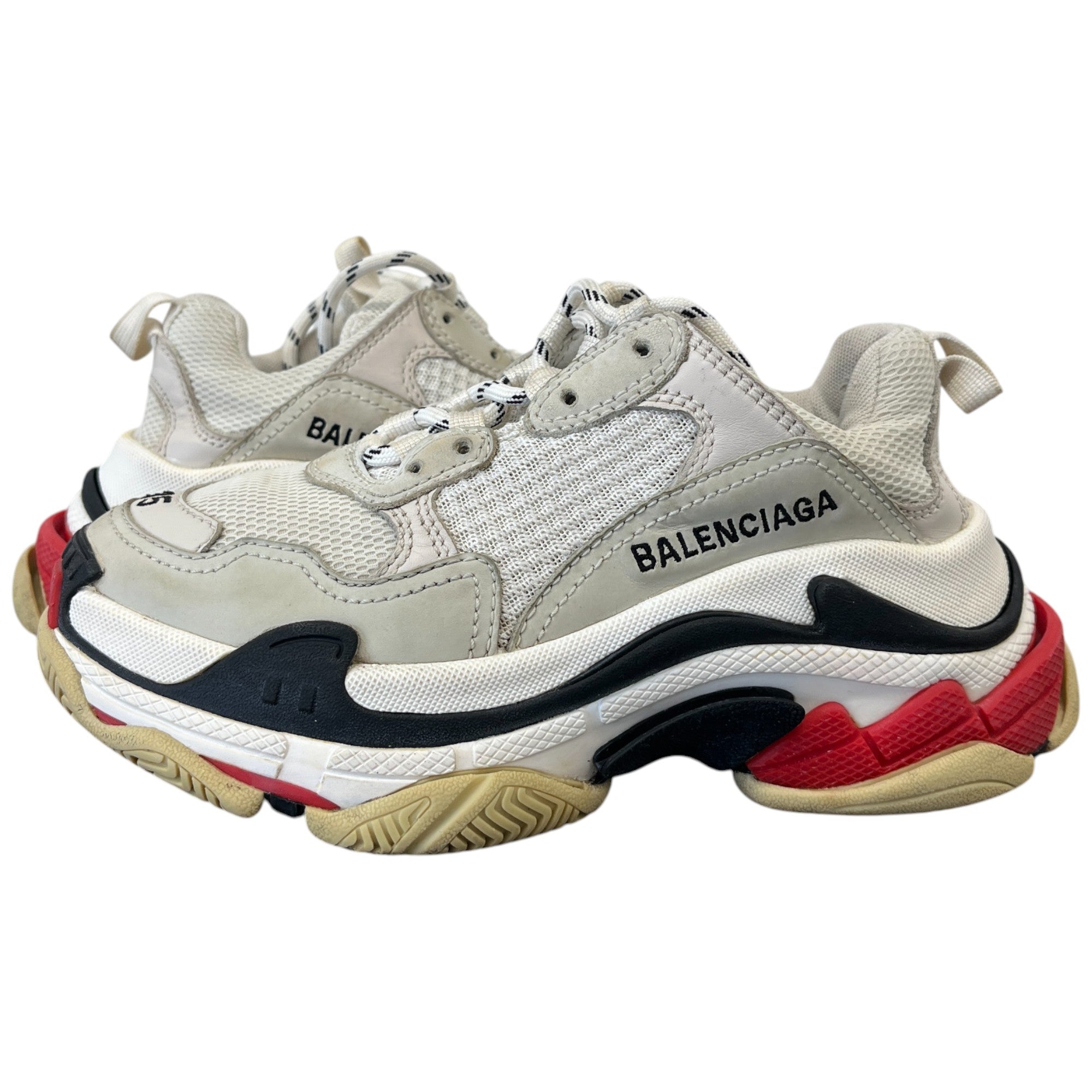 Women's Triple S Low Trainers White Size EU 35 / UK 2