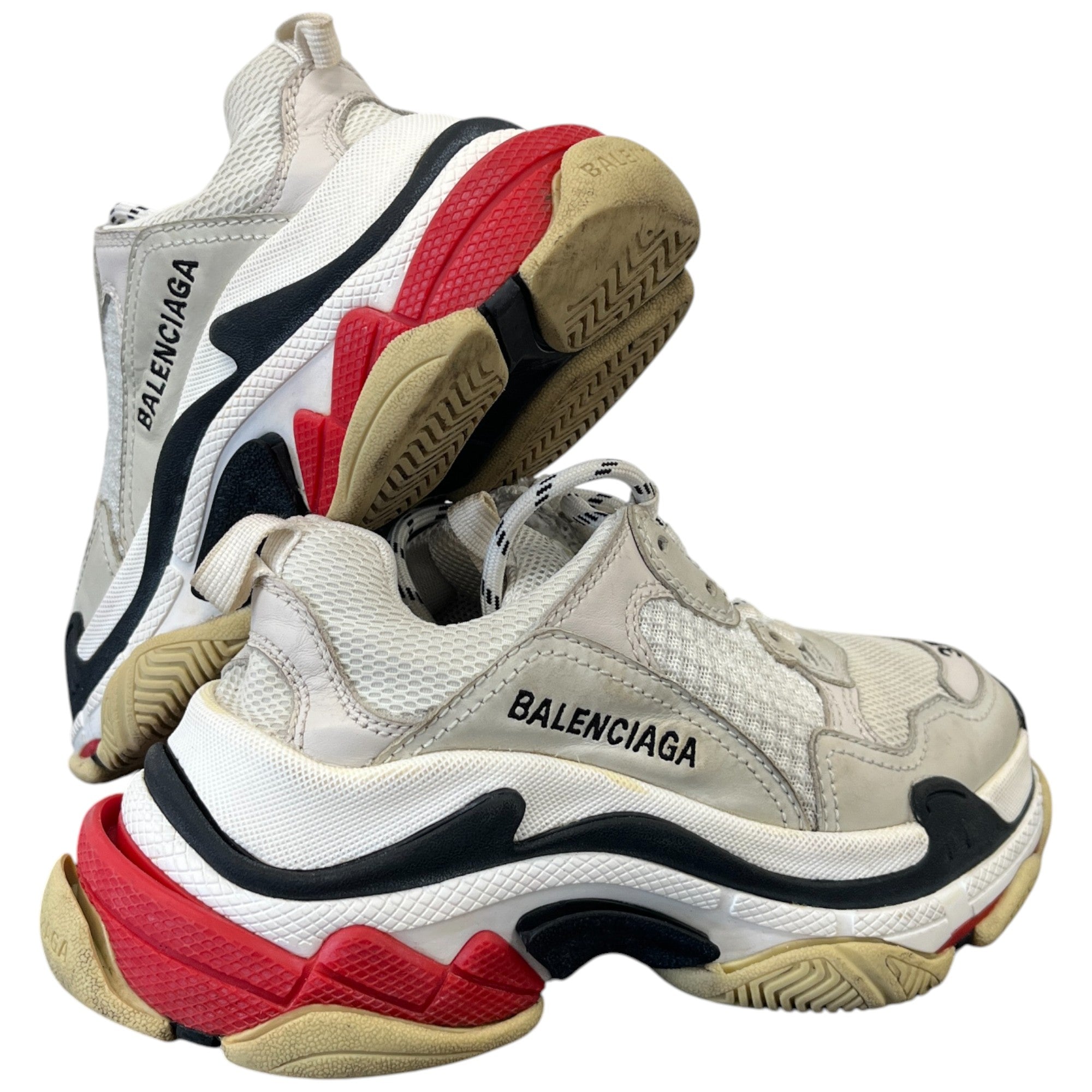 Women's Triple S Low Trainers White Size EU 35 / UK 2