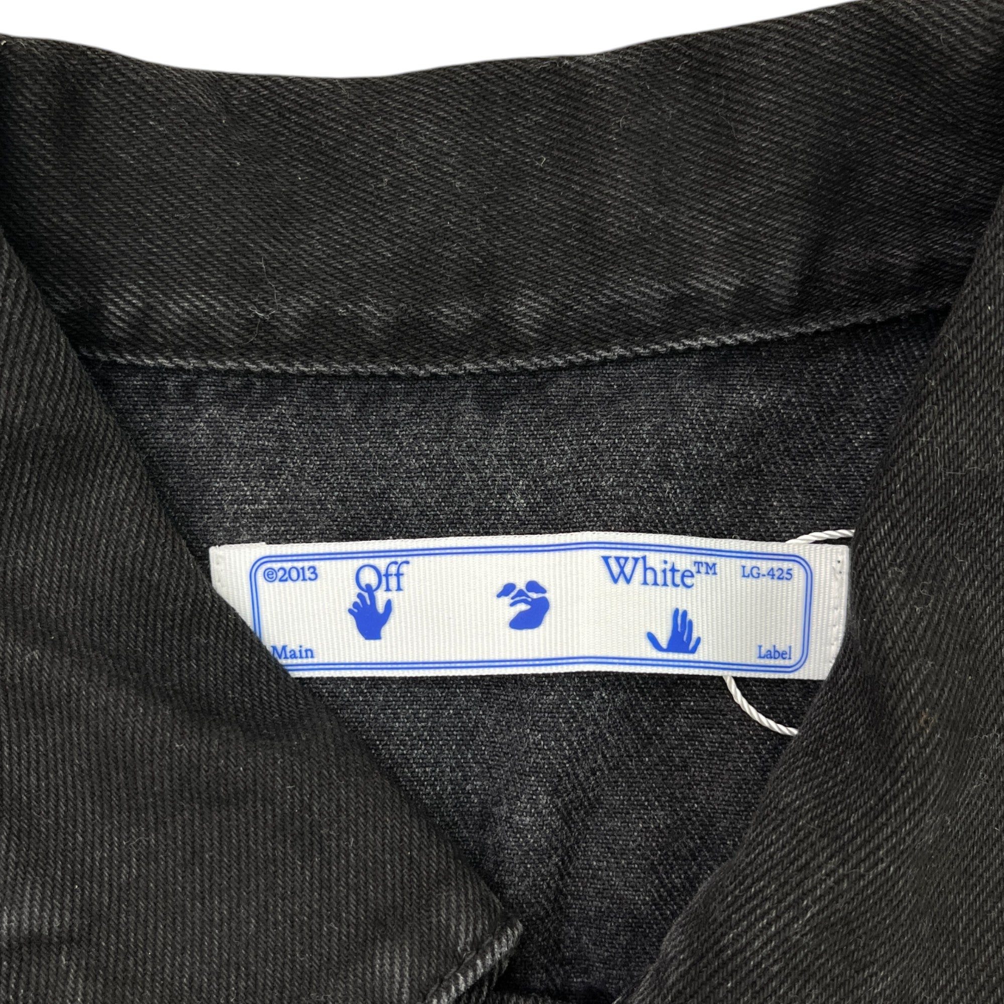 Men's Arrow Logo Print Jacket Black Size M