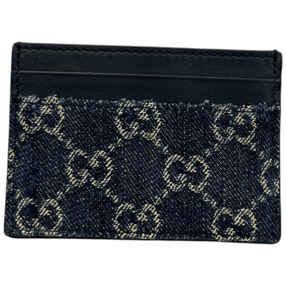 Men's Gg Supreme Card Holder Black