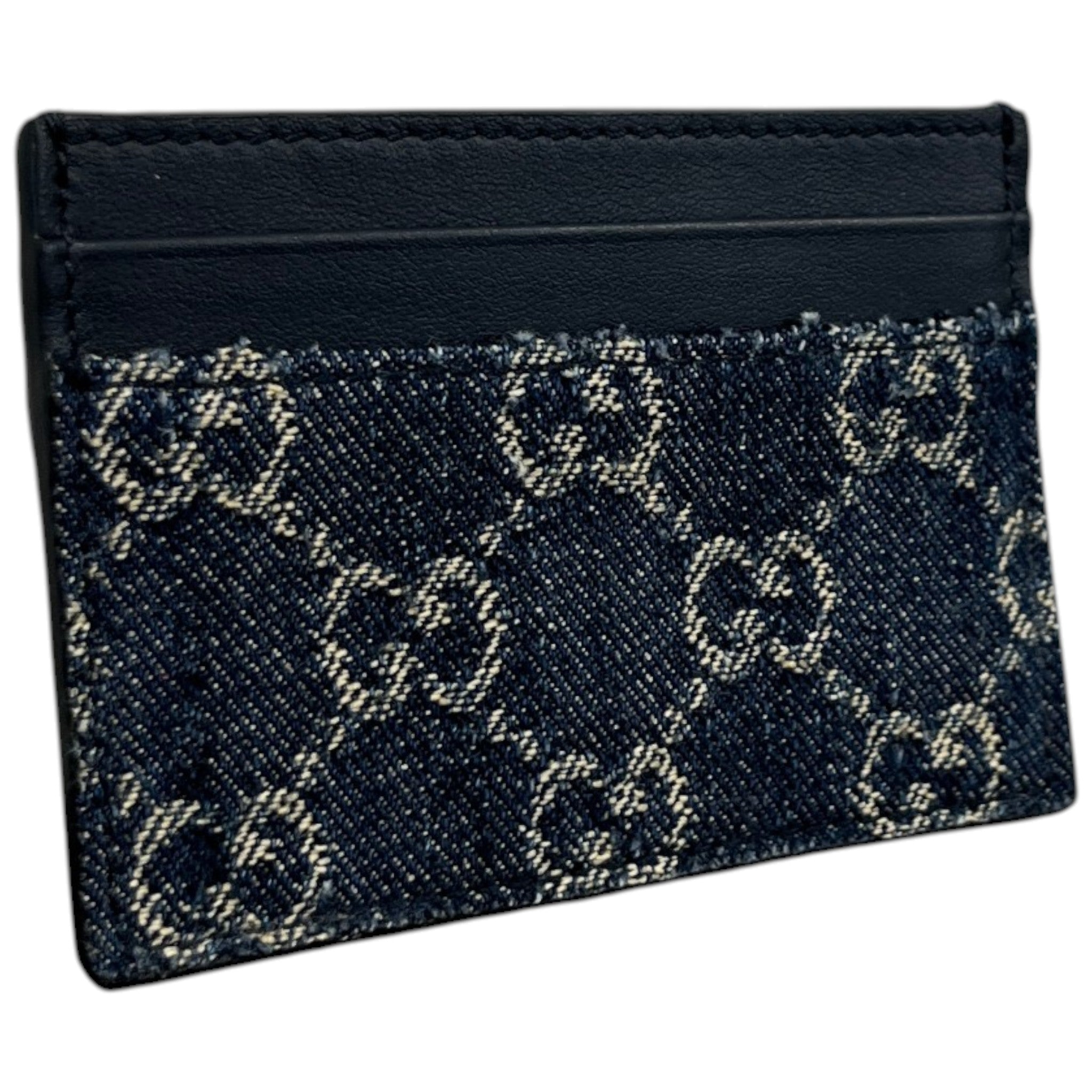 Men's Gg Supreme Card Holder Black
