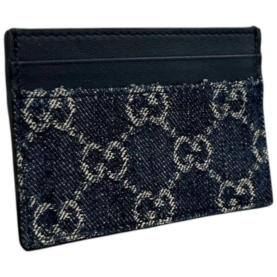 Men's Gg Supreme Card Holder Black