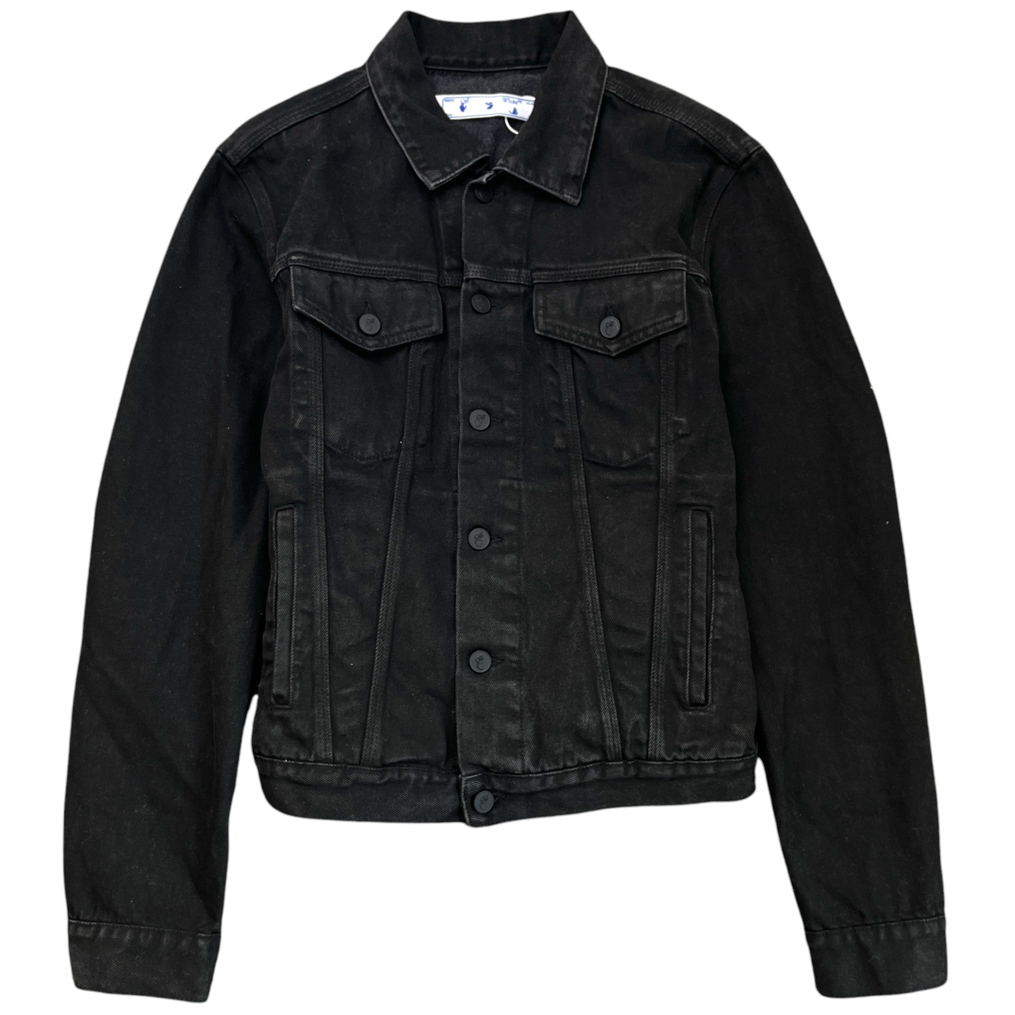 Men's Arrow Logo Print Jacket Black Size M