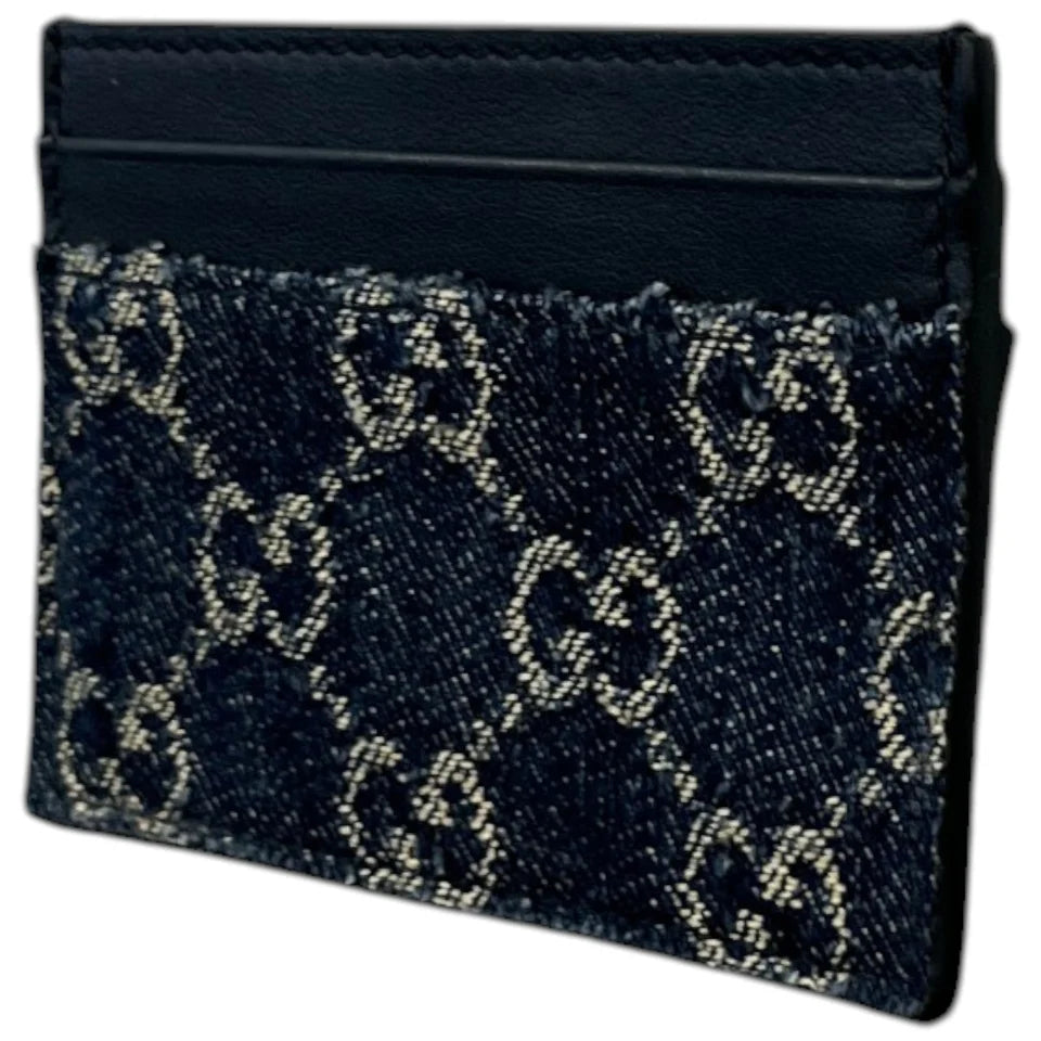 Men's Gg Supreme Card Holder Black