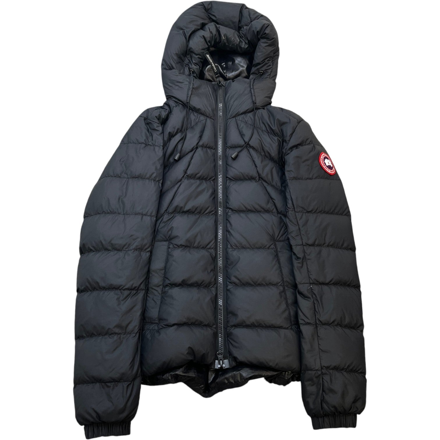 Women's Abbott Hooded Down Jacket Black Size XS