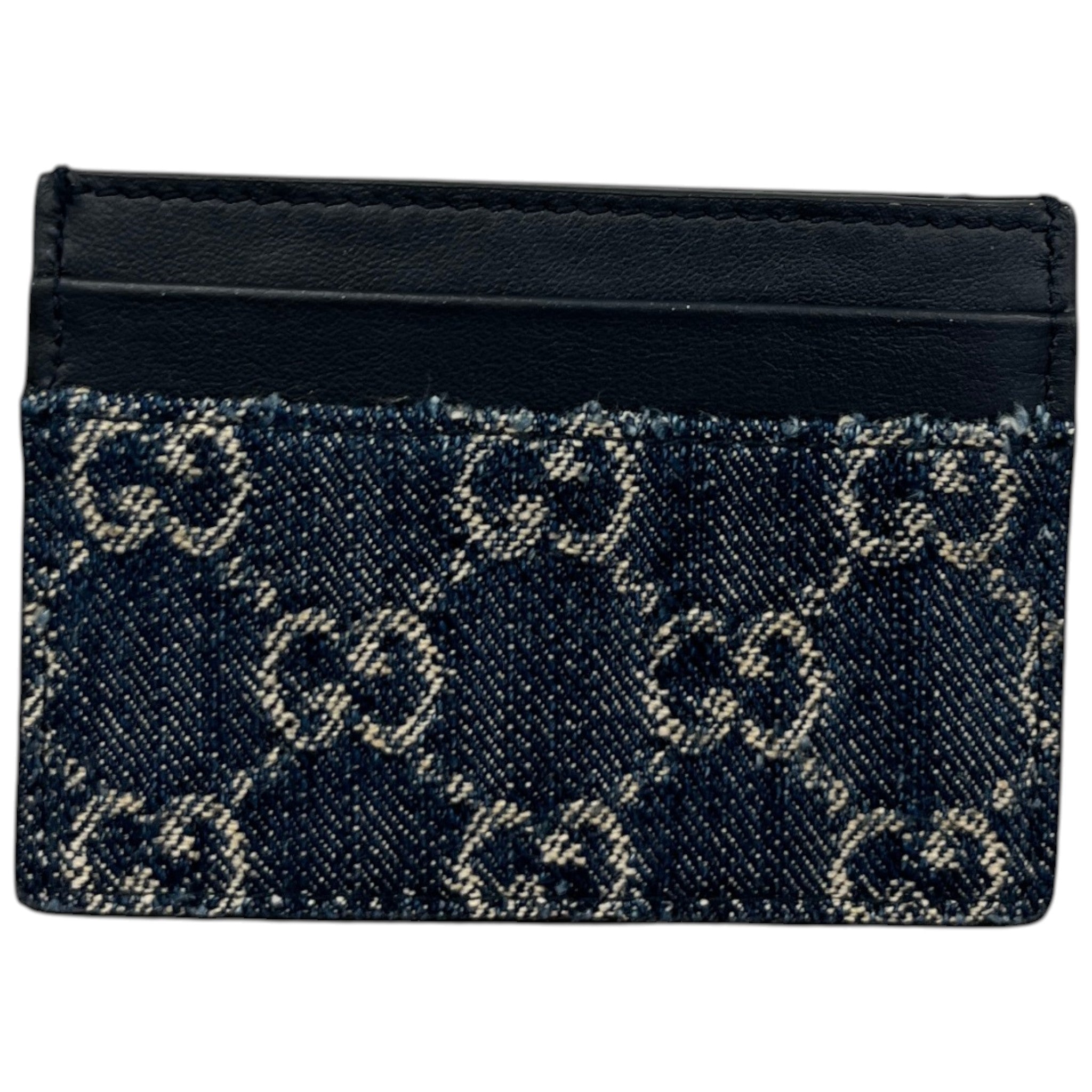 Men's Gg Supreme Card Holder Black