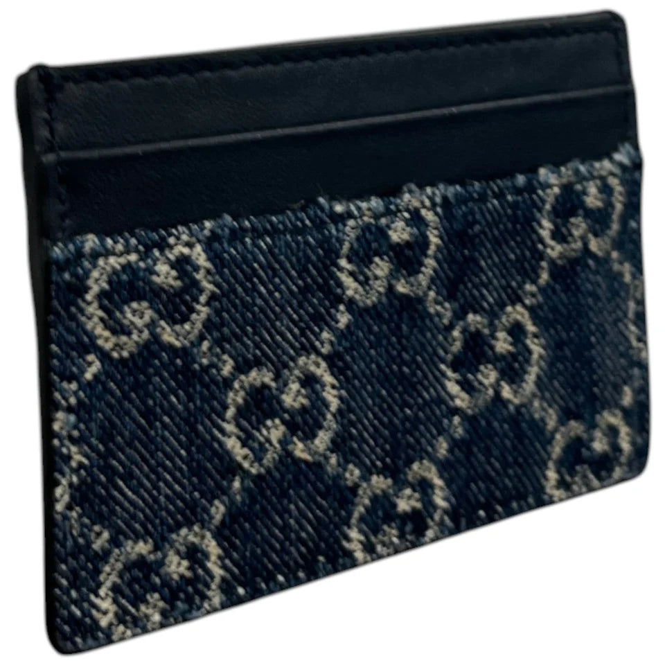 Men's Gg Supreme Card Holder Black