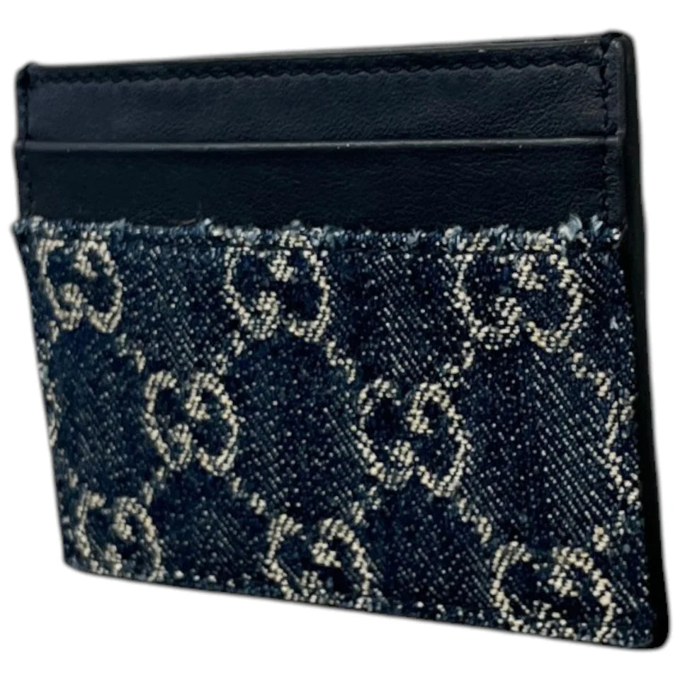 Men's Gg Supreme Card Holder Black