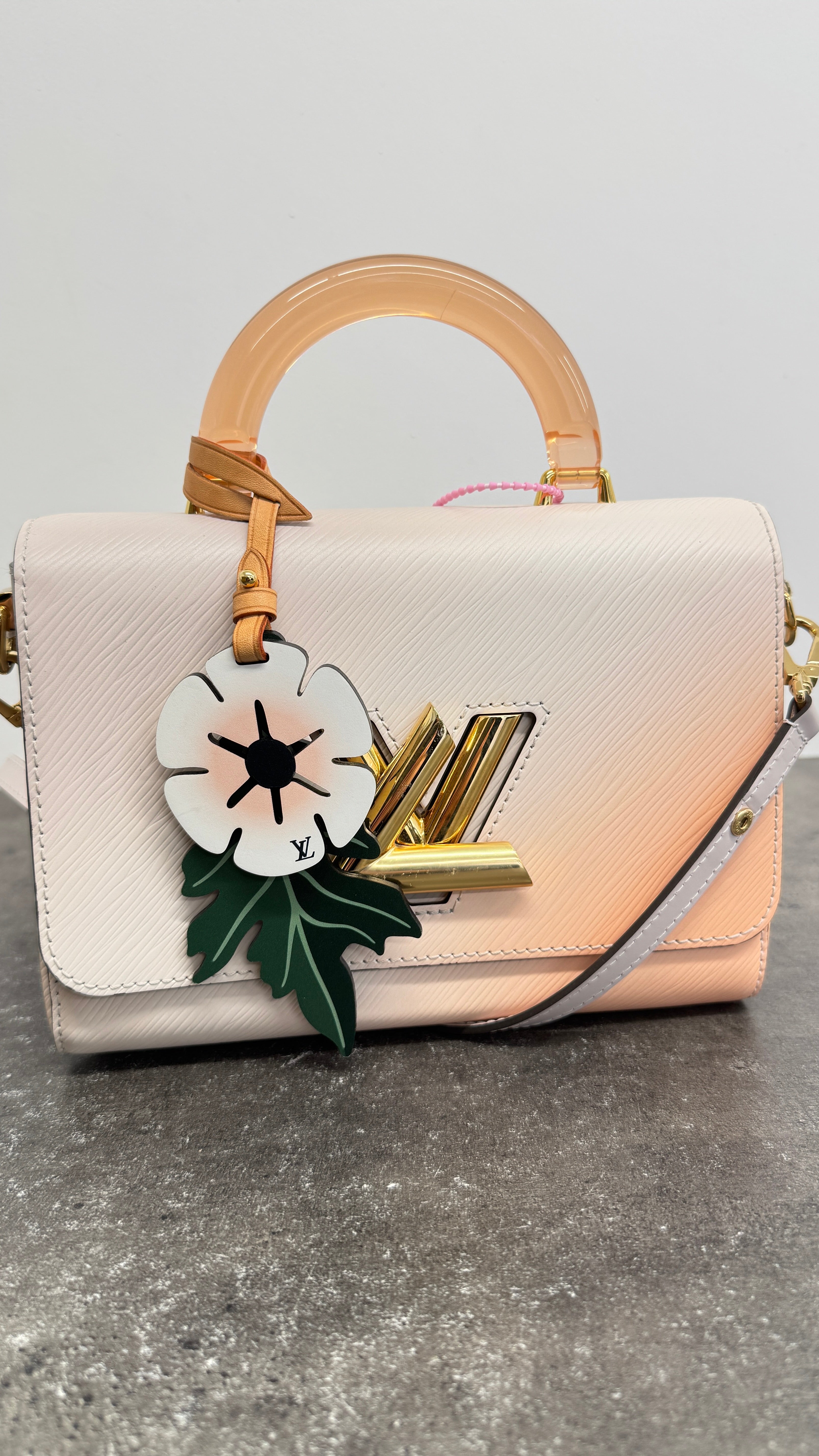 Women's Rose Gradient Epi Twist Mm Bag Beige