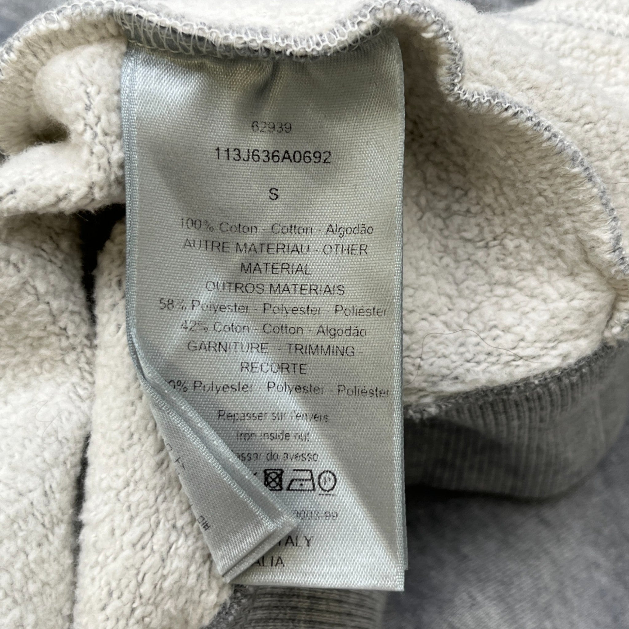 Men's Cd Icon Hoodie Grey Size S